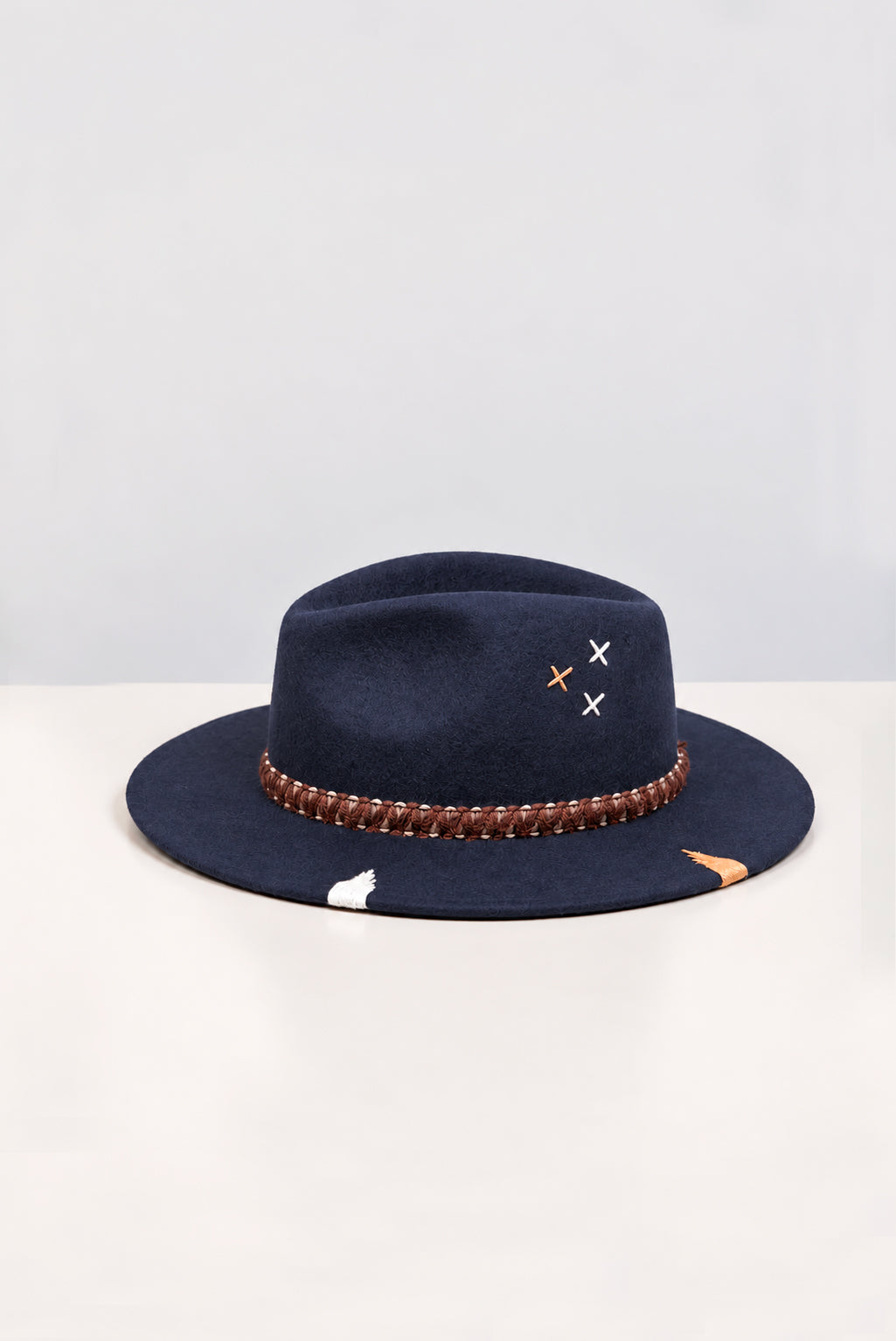 EMBROIDERED HAT NAVY