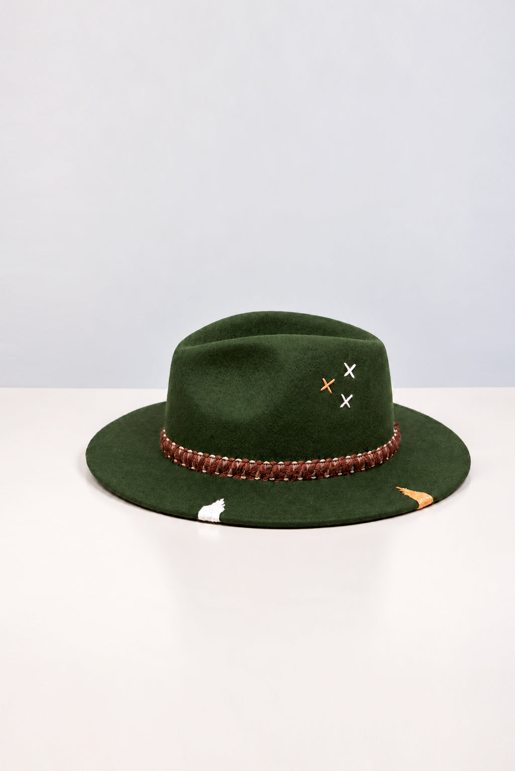 EMBROIDERED HAT GREEN