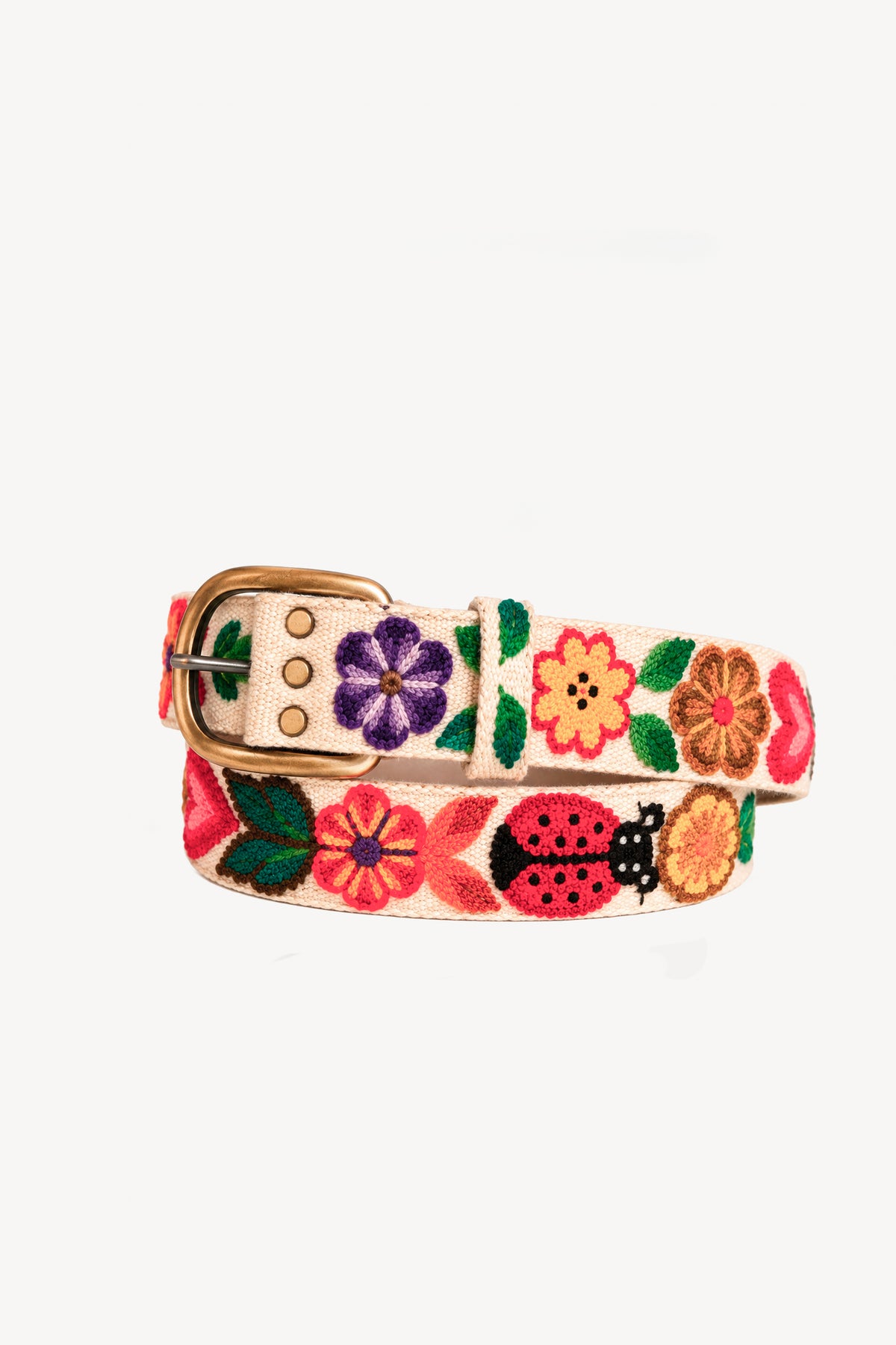 CEINTURE BRODÉEE BLANCHE