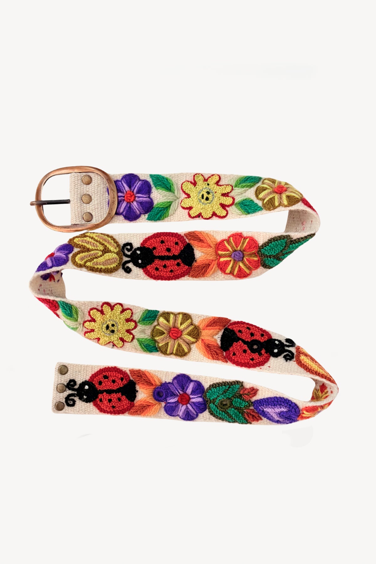 CEINTURE BRODÉEE BLANCHE