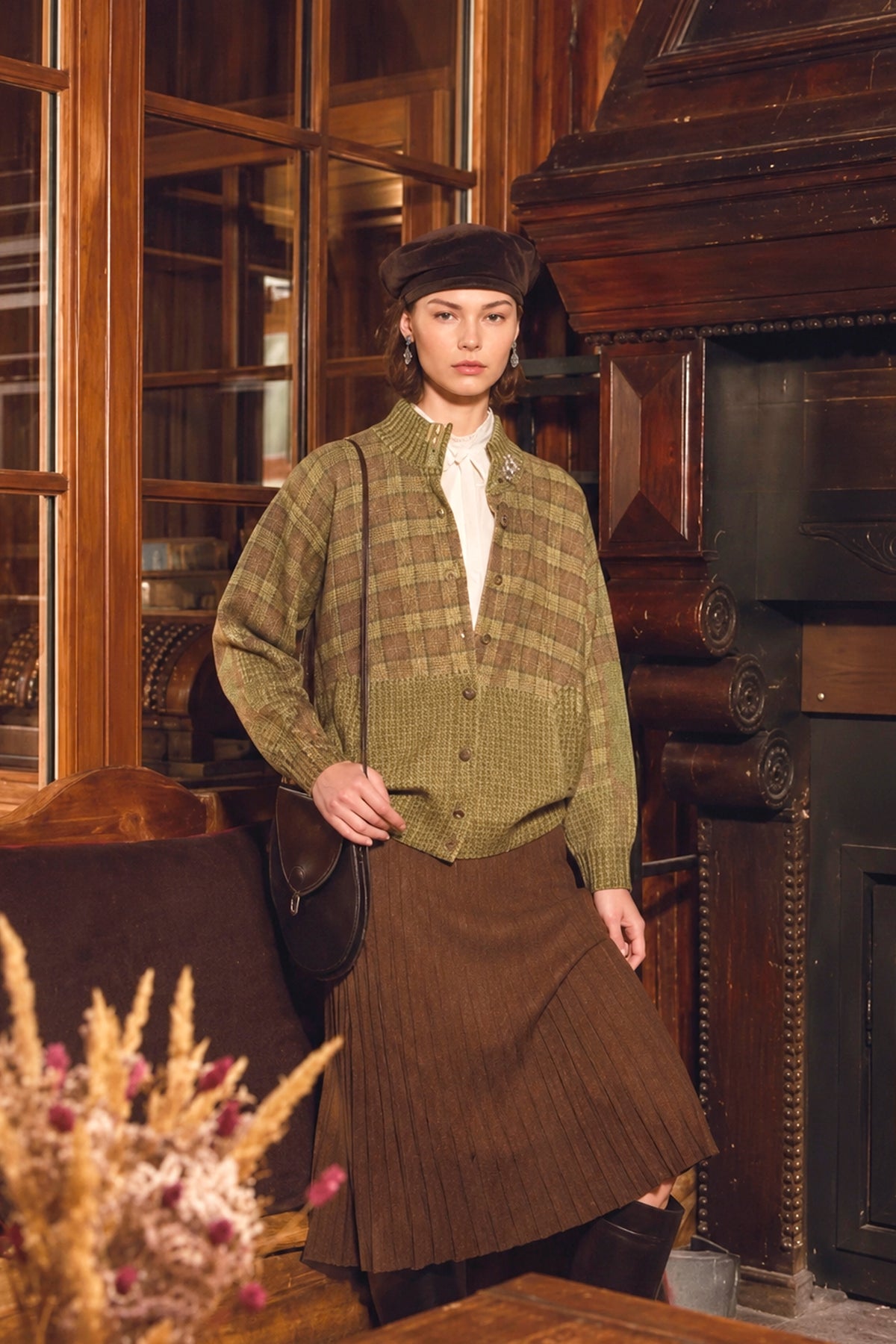 DUCK CARDIGAN KHAKI