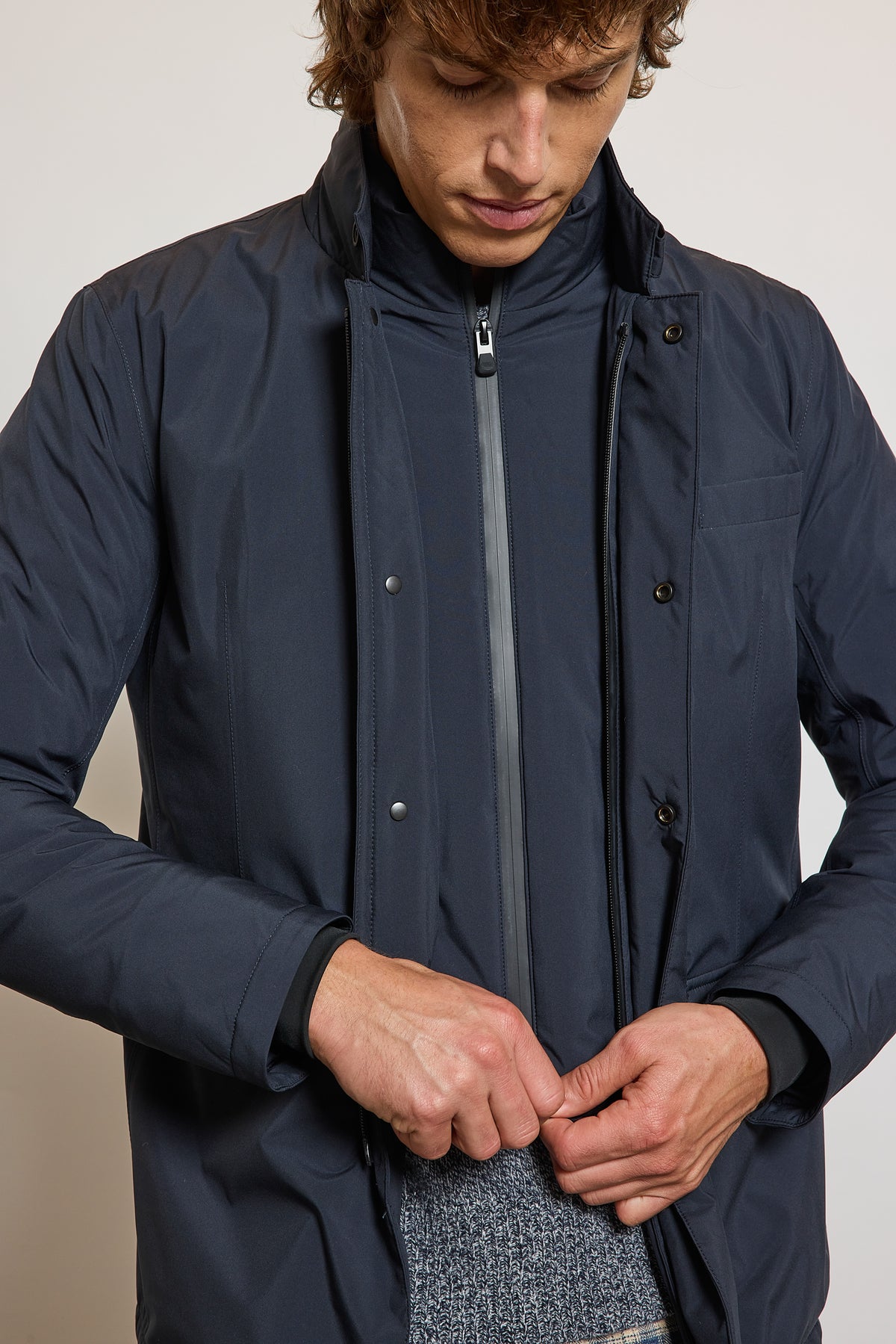WATERPROOF JACKET NAVY
