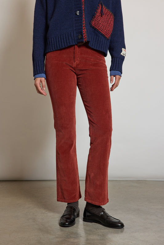CORDUROY FLARE PANTS SIENNA