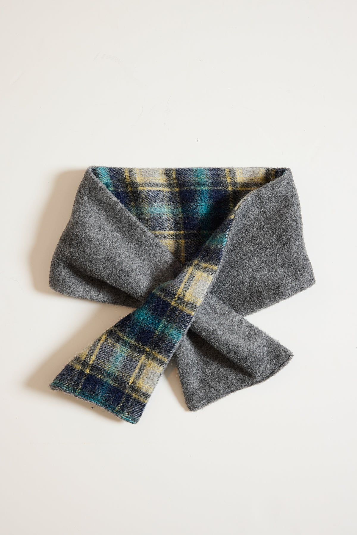 WOOL SCARF NAVY