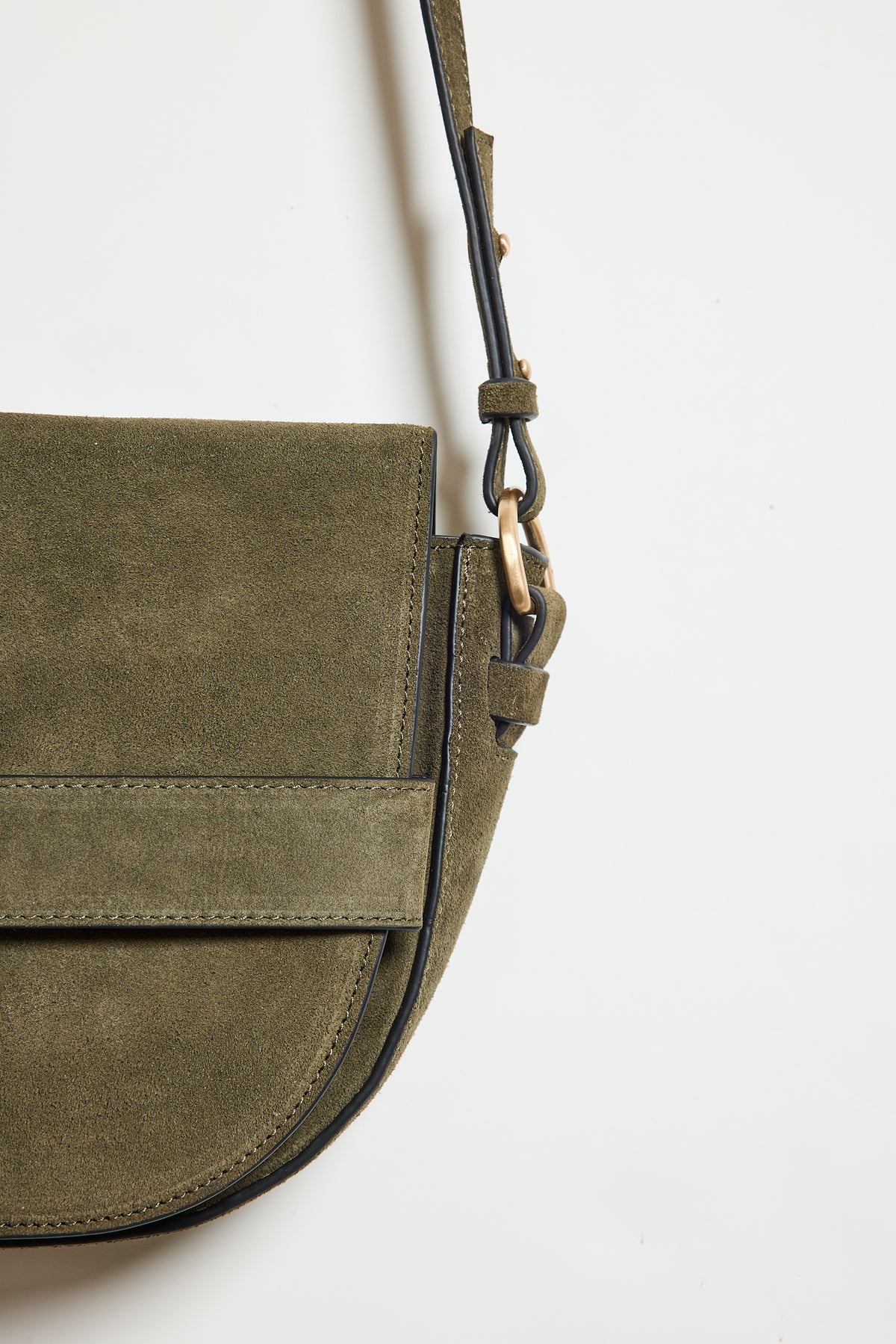 SUEDE BAG KHAKI