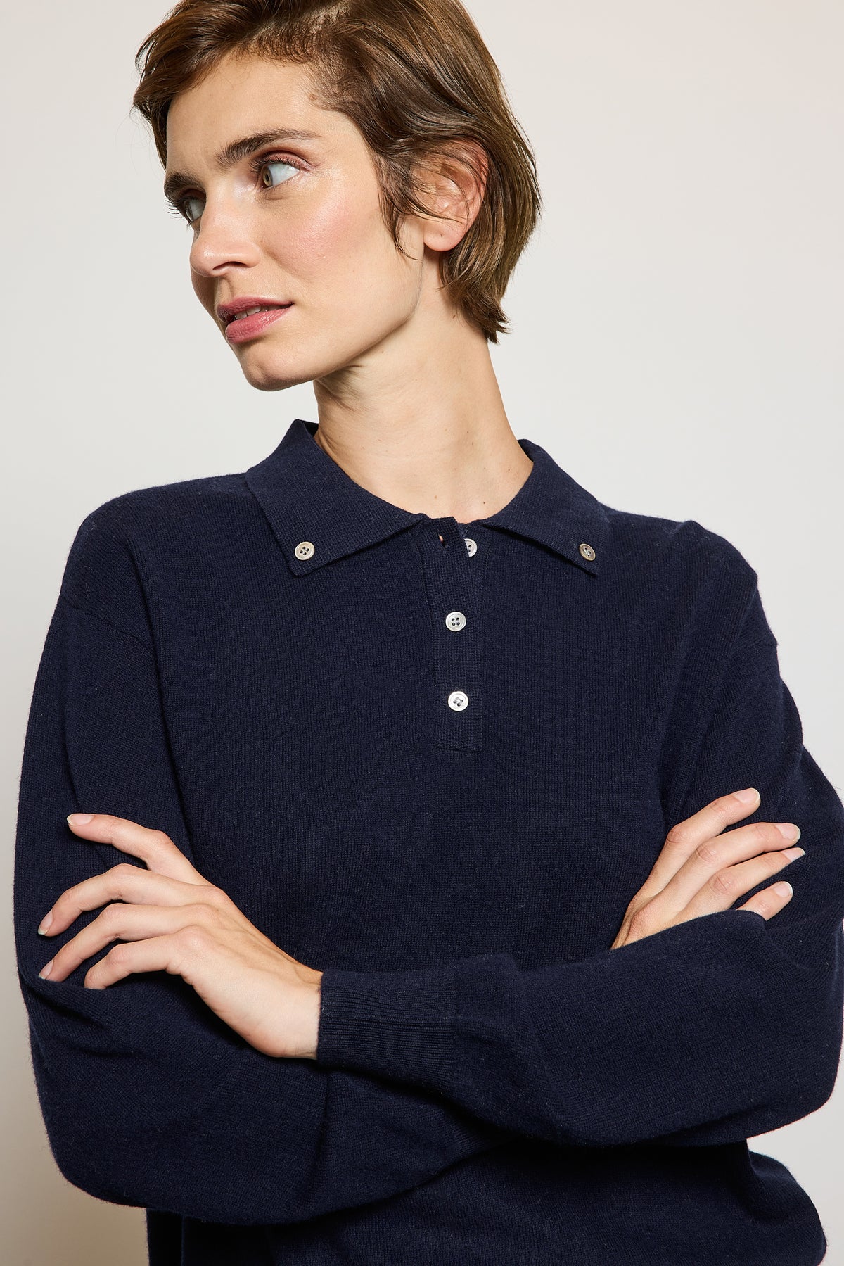PULL POLO BUTTON DOWN MARINE