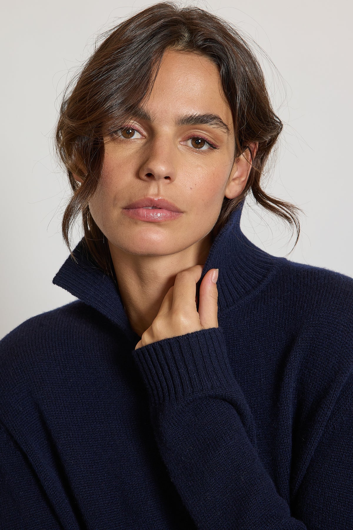 WOOL MERINOS DRESS NAVY
