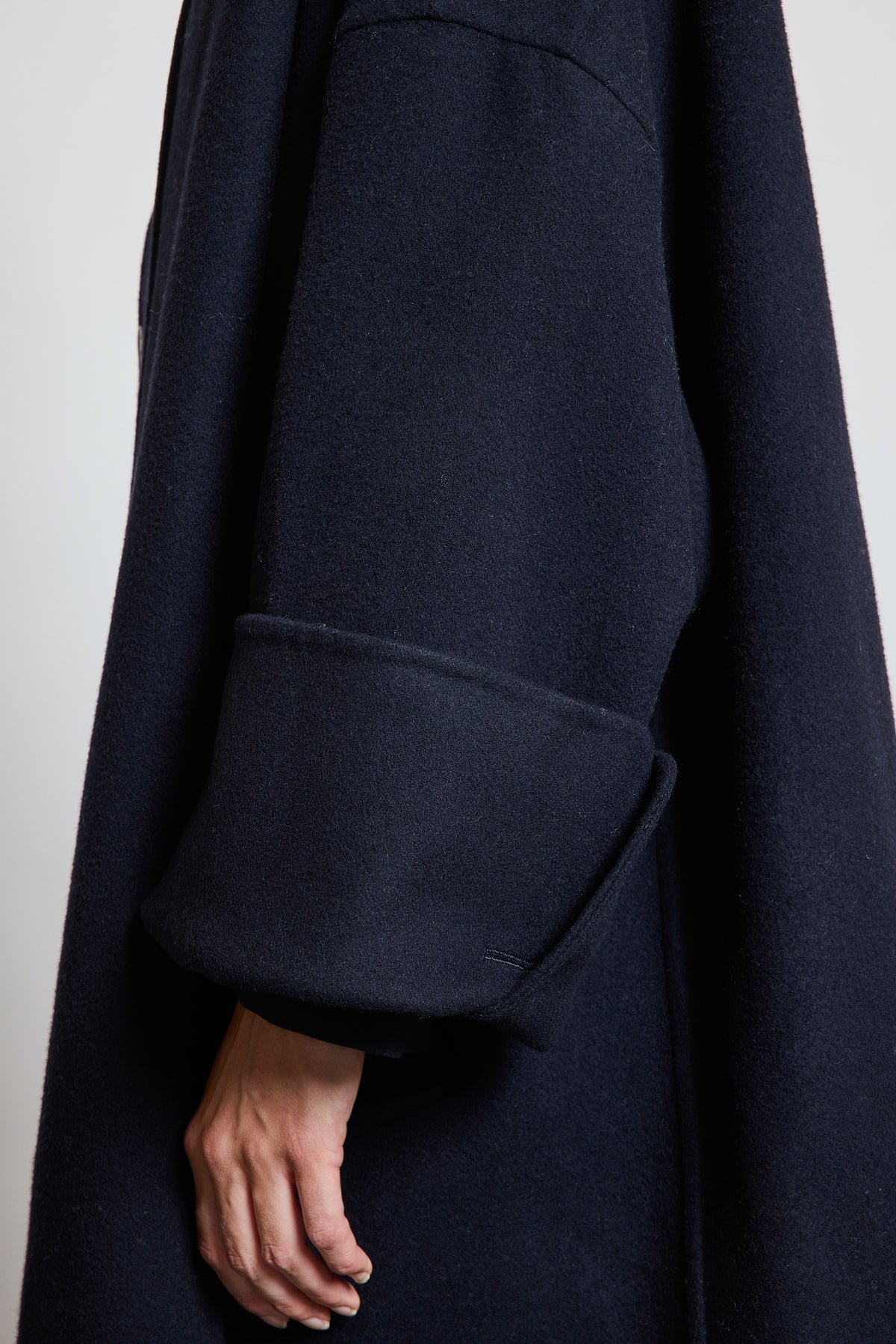 MANTEAU DOUBLE FACE MARINE