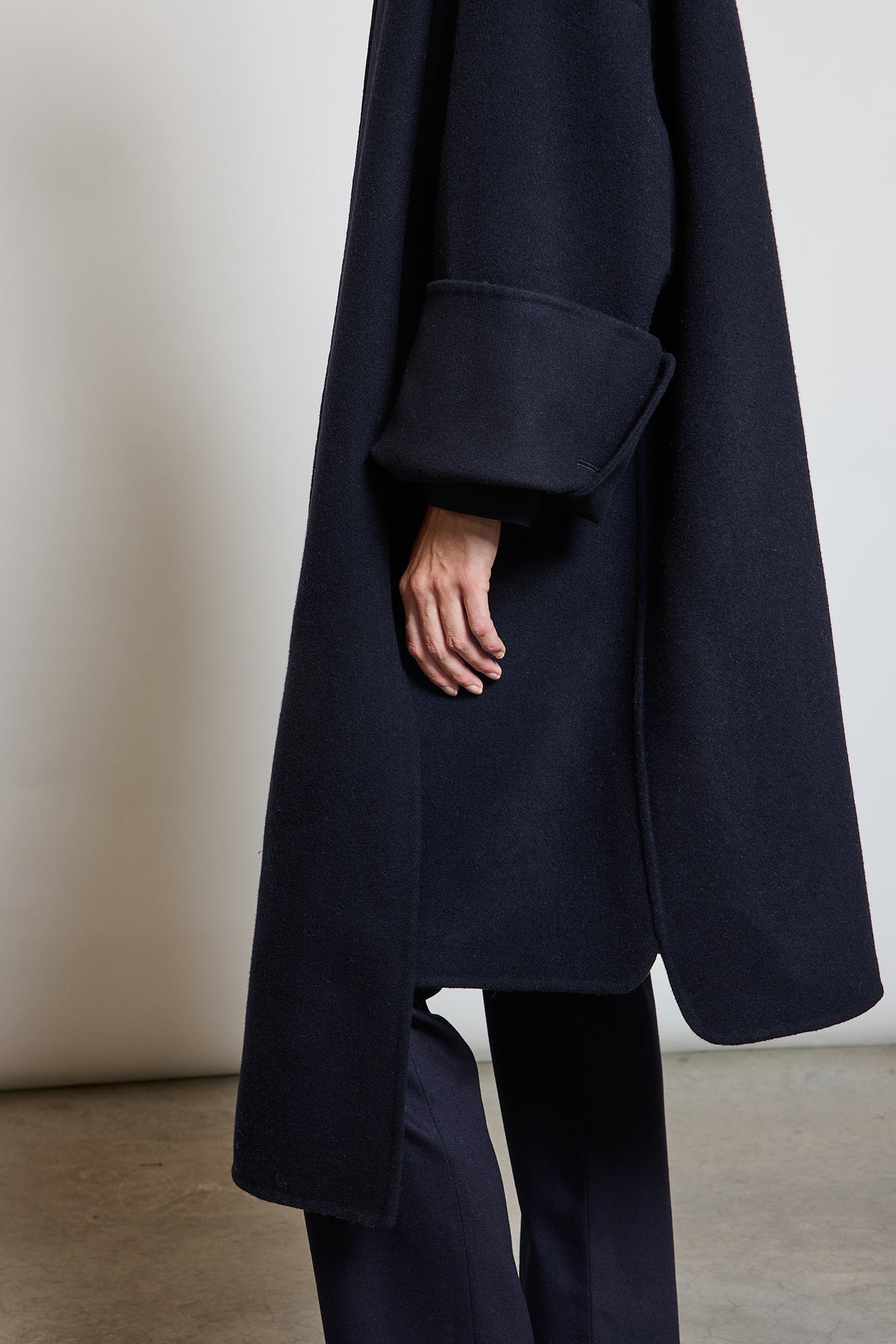 MANTEAU DOUBLE FACE MARINE