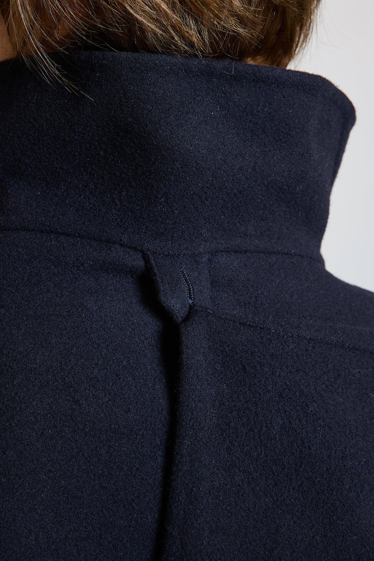 MANTEAU DOUBLE FACE MARINE