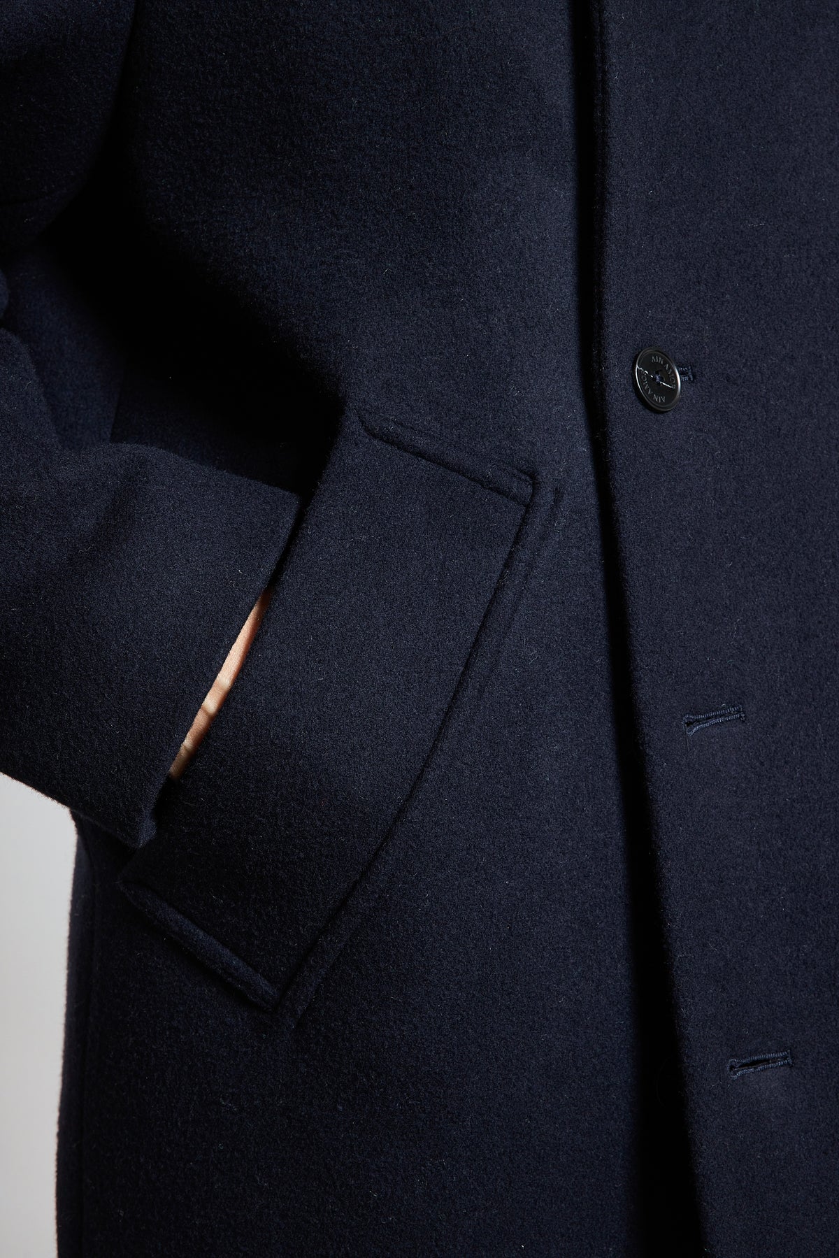 MANTEAU DOUBLE FACE MARINE