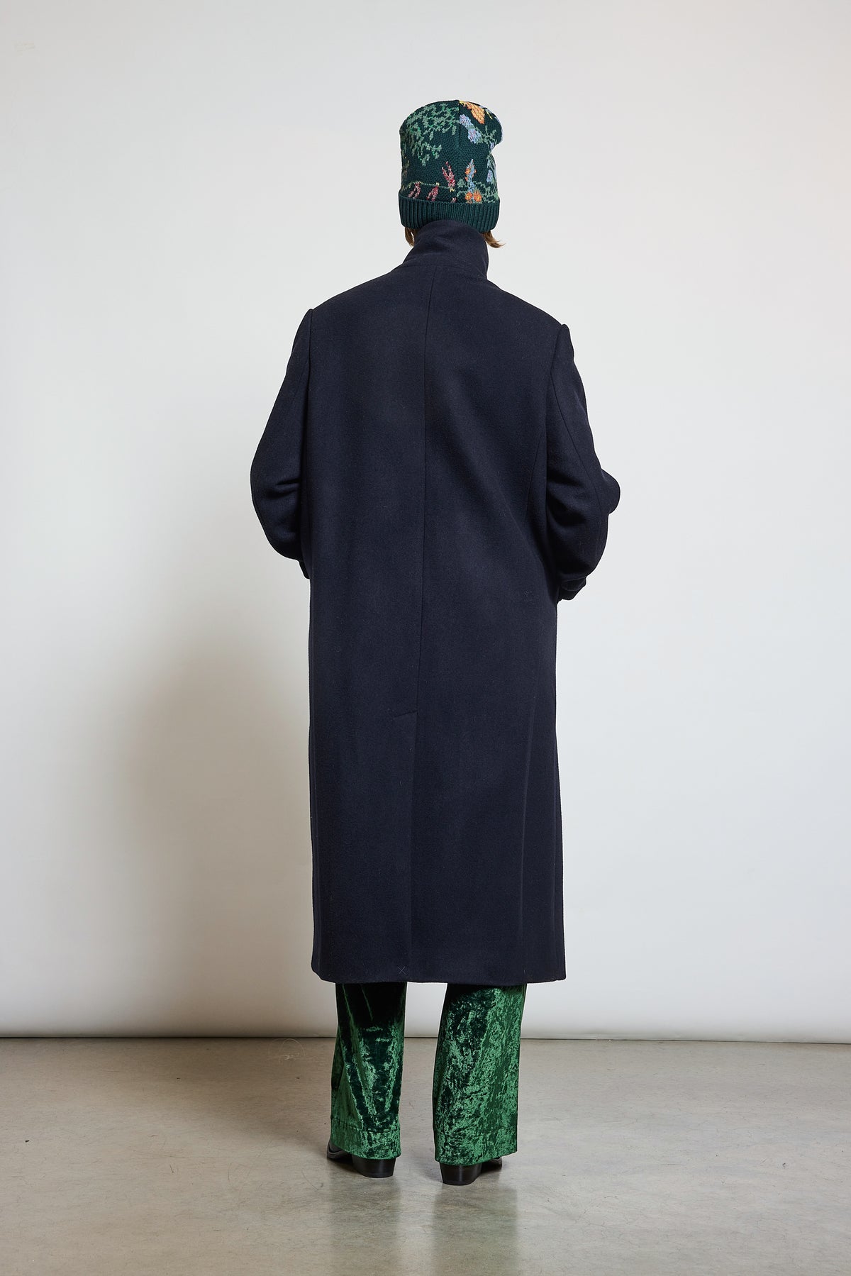 MANTEAU DOUBLE FACE MARINE