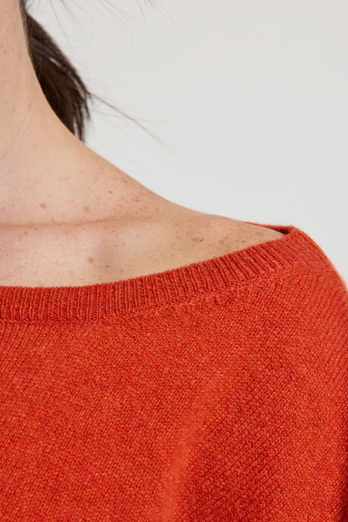 CASHMERE SWEATER ORANGE