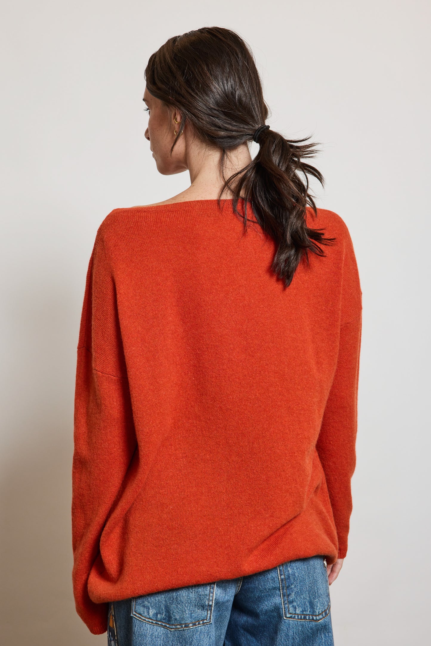 CASHMERE SWEATER ORANGE