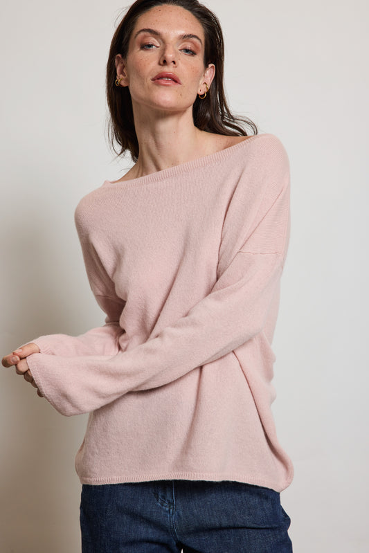 CASHMERE SWEATER PINK