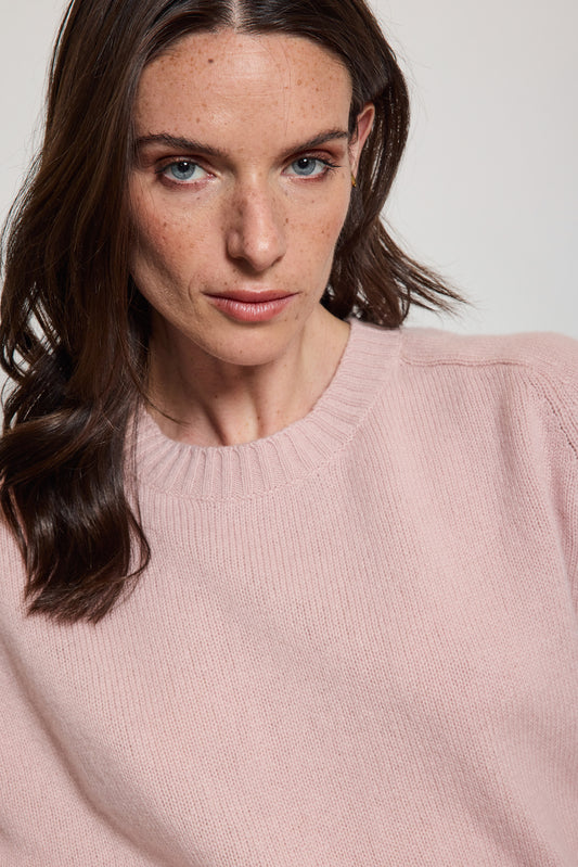 CASHMERE T-SHIRT PINK