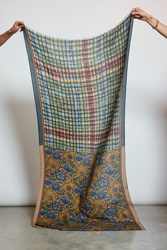 WOOL SCARF KHAKI