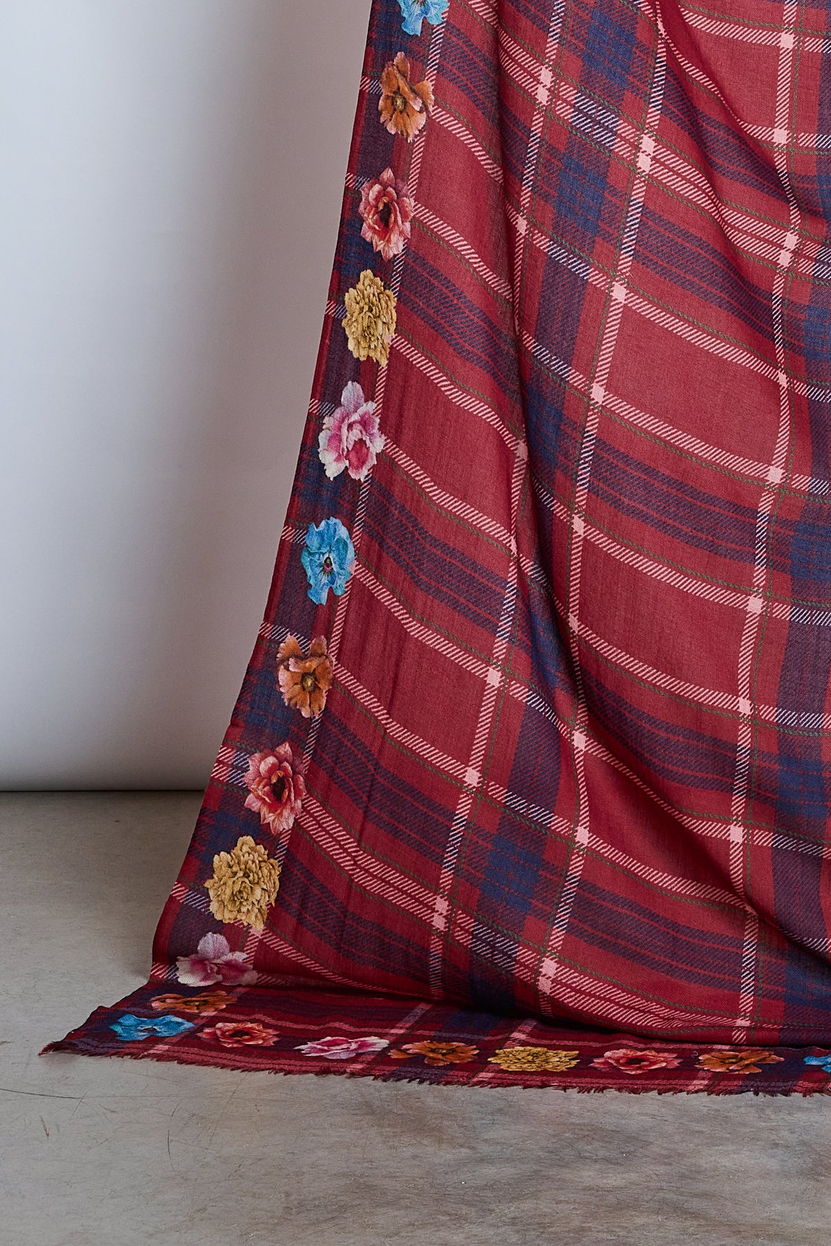 WOOL SCARF RED