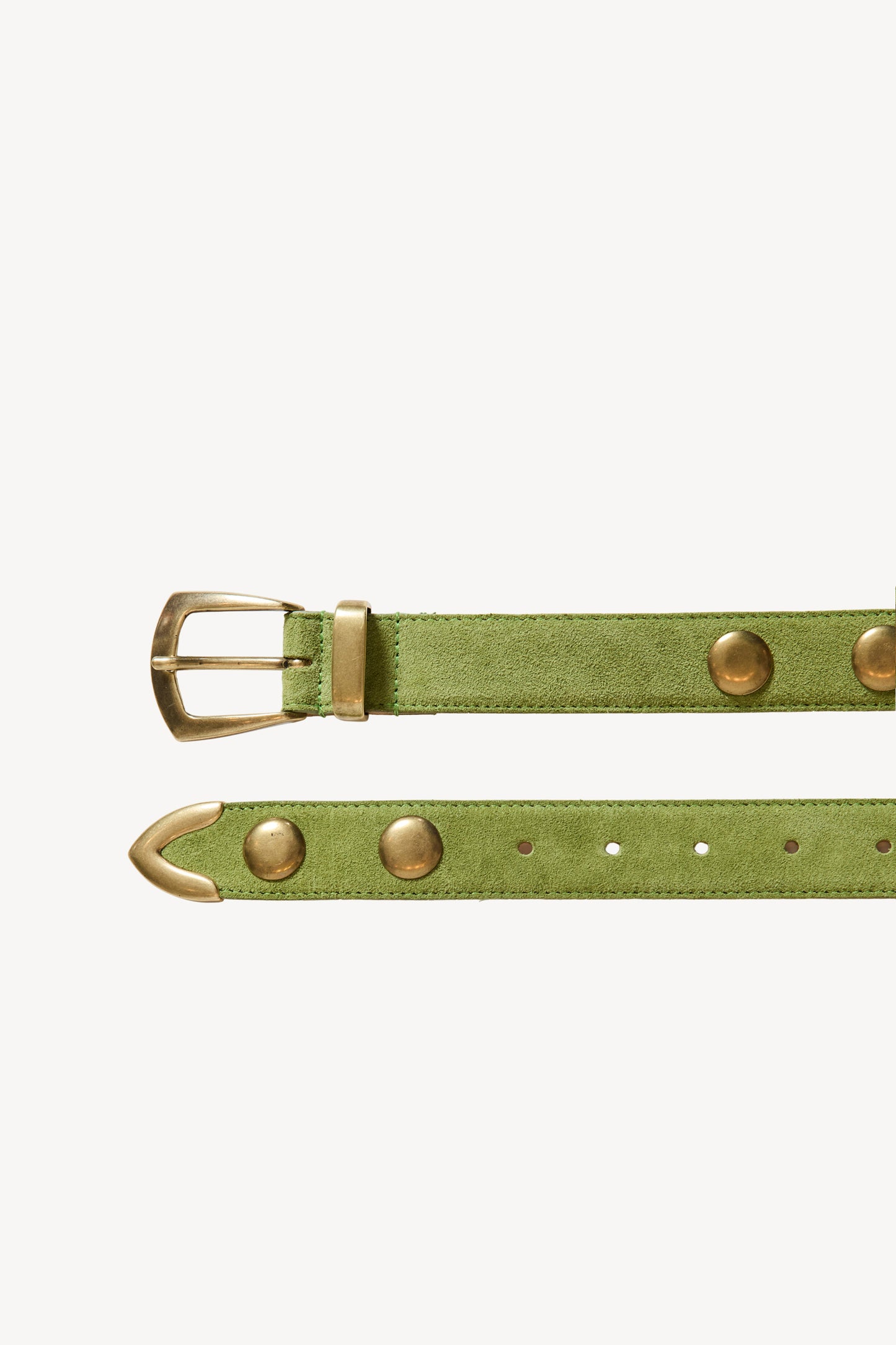 CEINTURE EN DAIM VERT