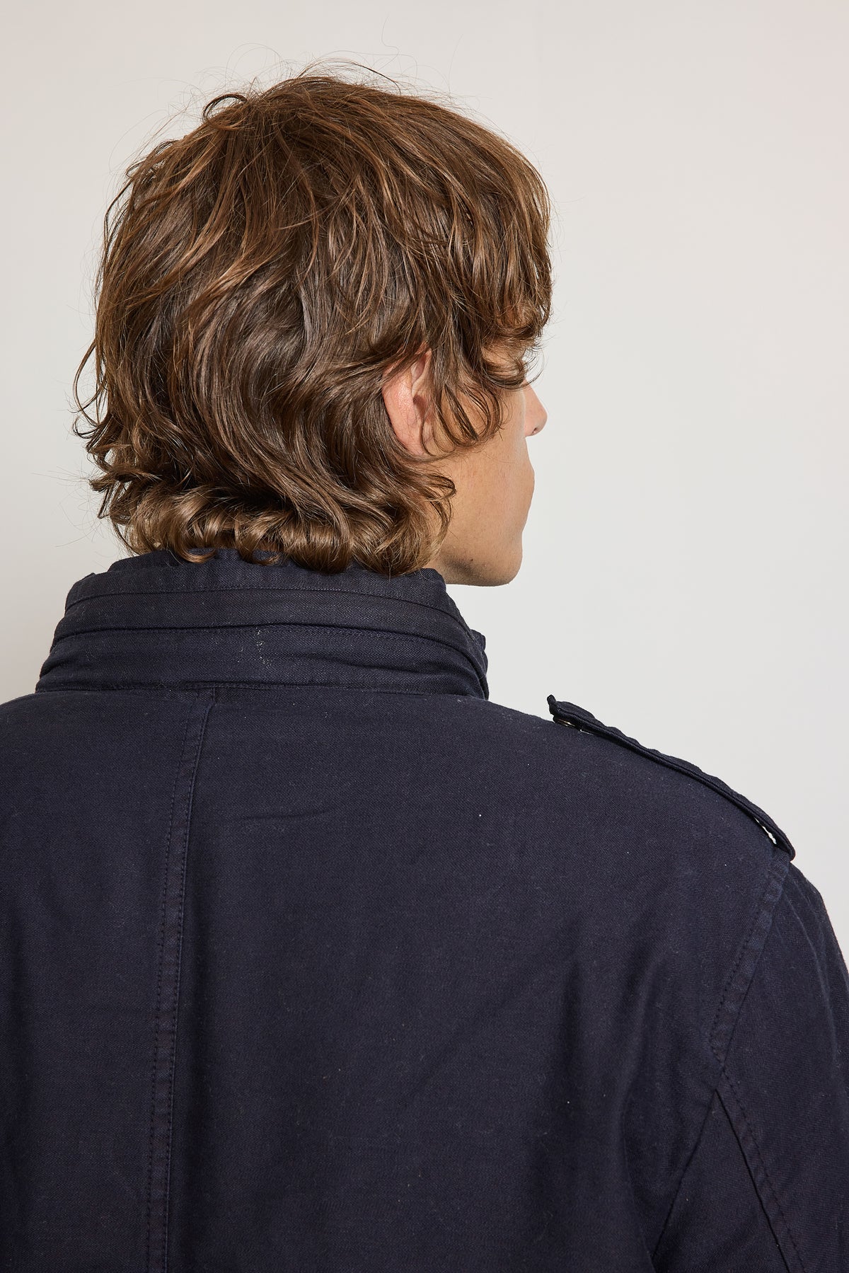 SAHARIENNE EN GABARDINE MARINE