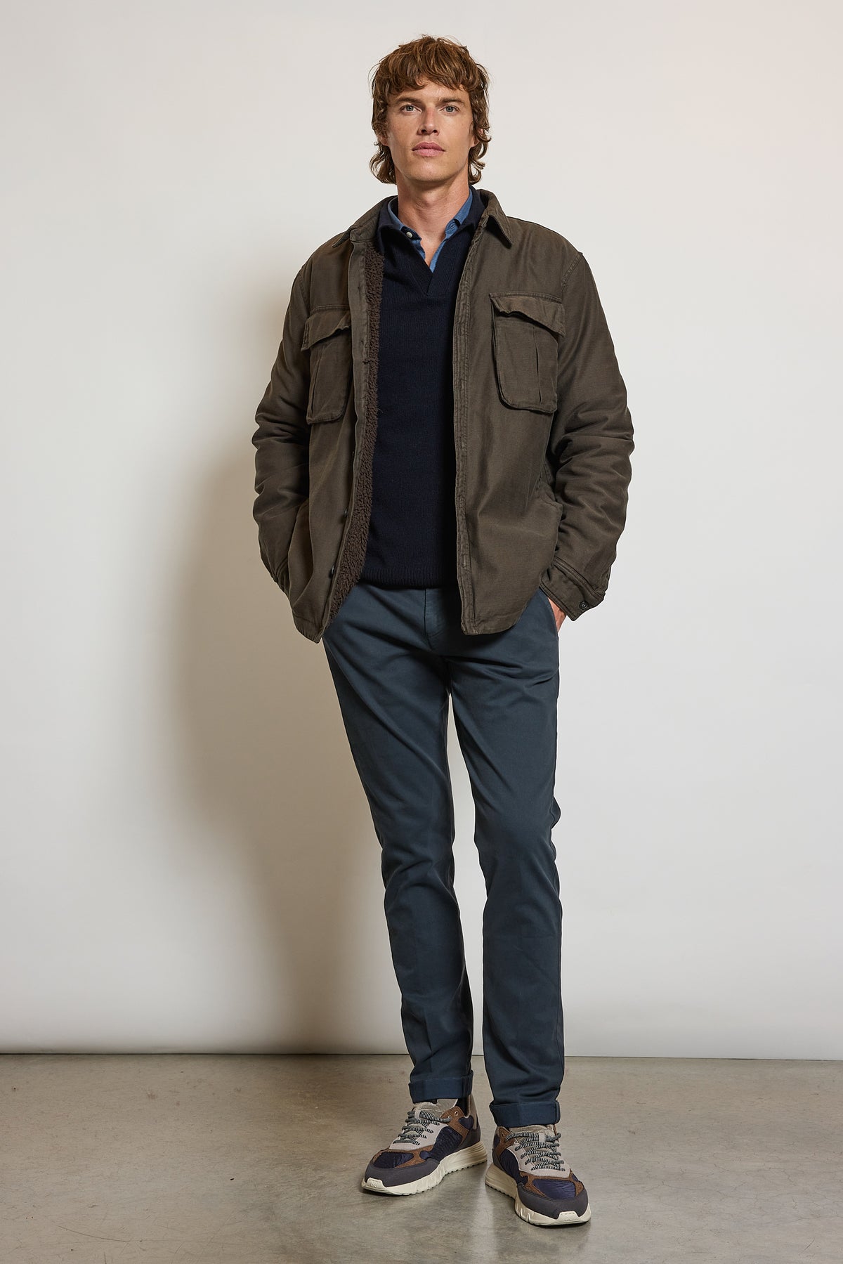BLOUSON KAKI