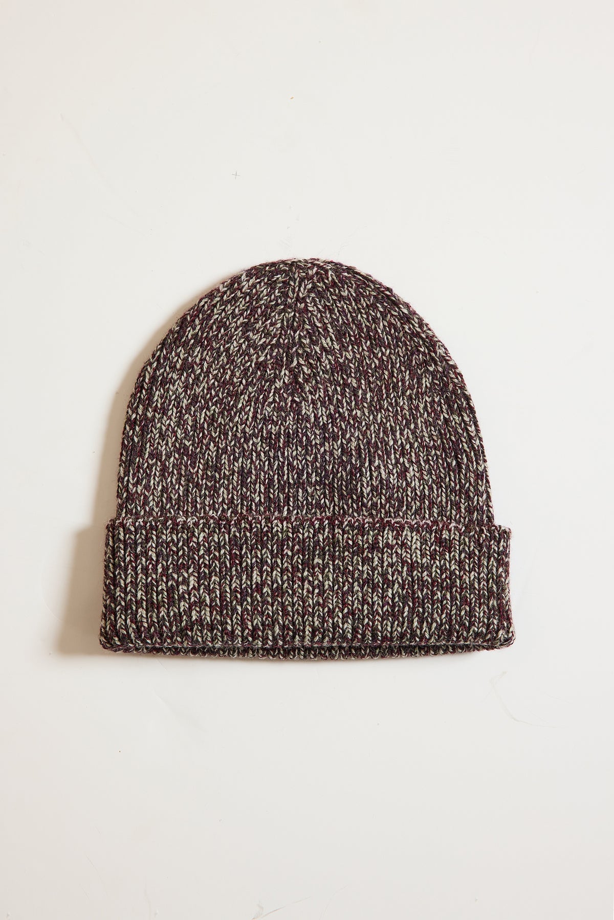 BONNET EN LAINE BORDEAUX