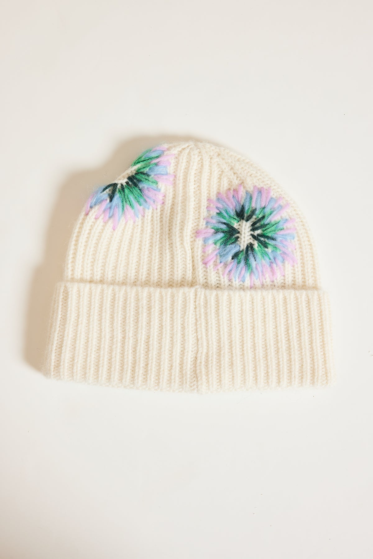 BONNET BRODÉ blanc