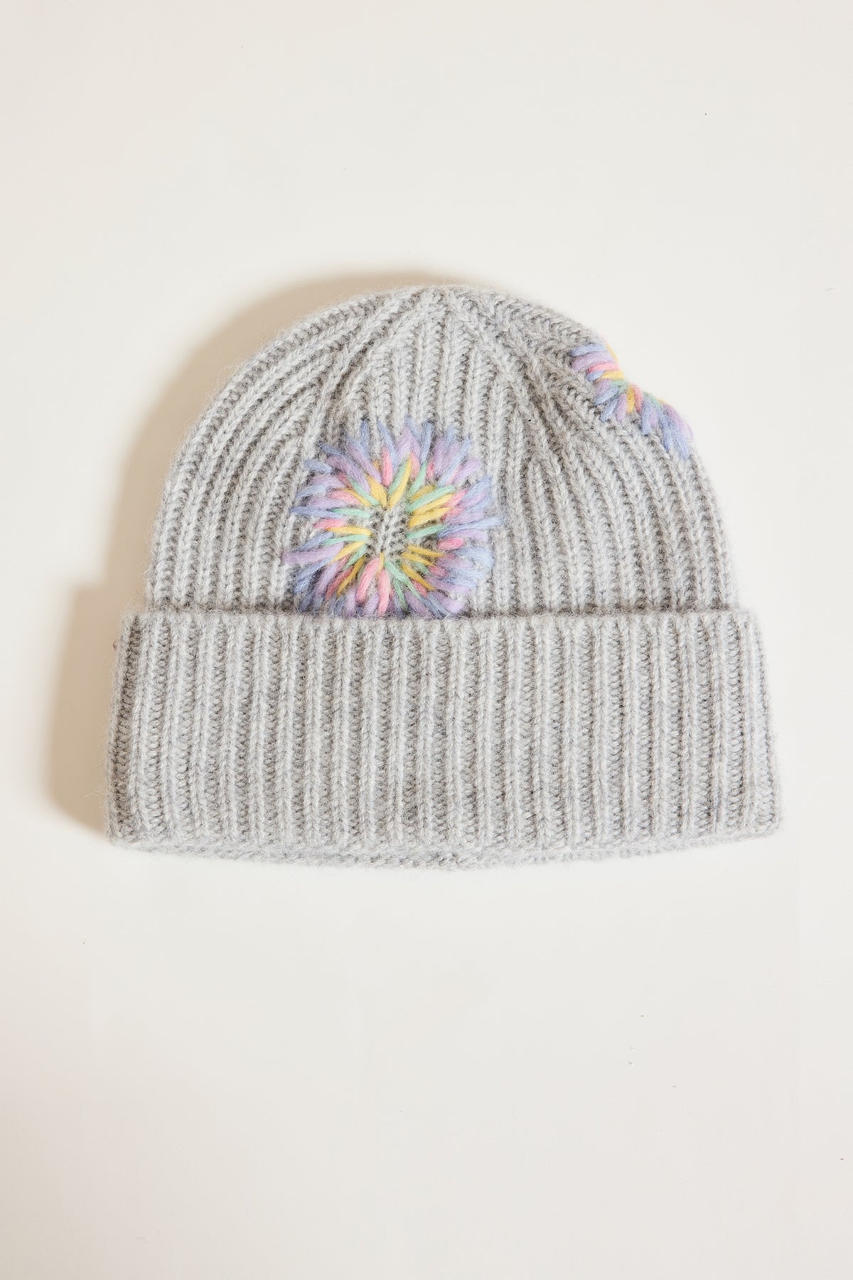 BONNET BRODÉ gris