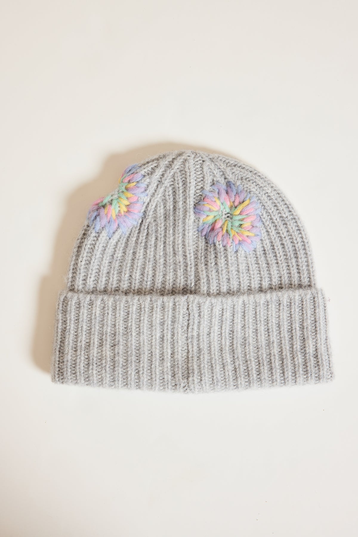 BONNET BRODÉ gris