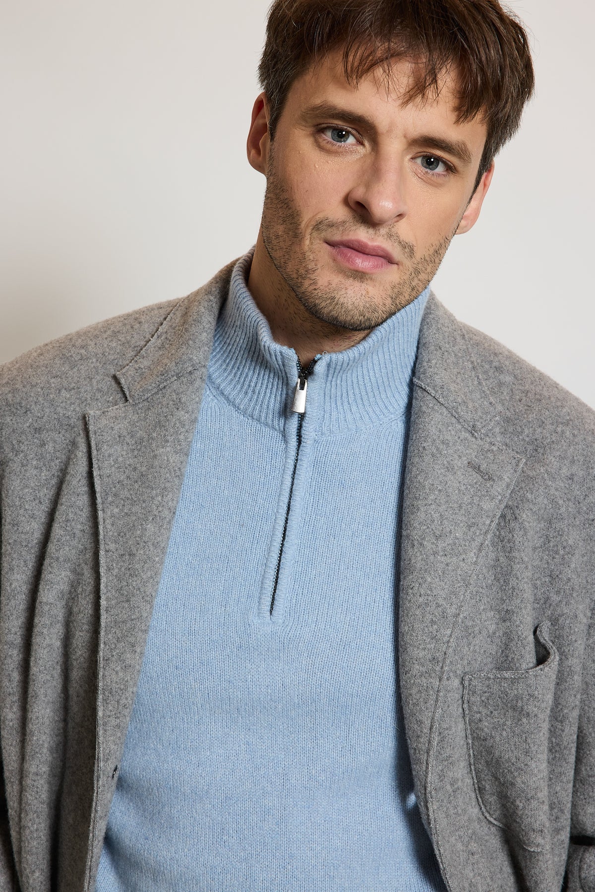 WOOL JACKET GRAY