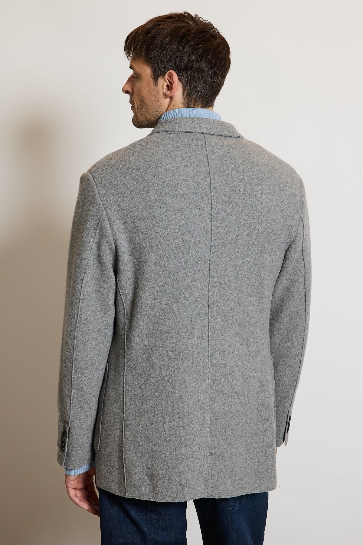 WOOL JACKET GRAY