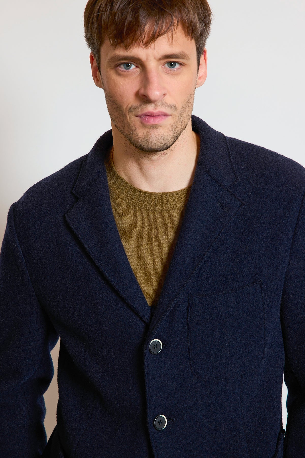 WOOL JACKET NAVY