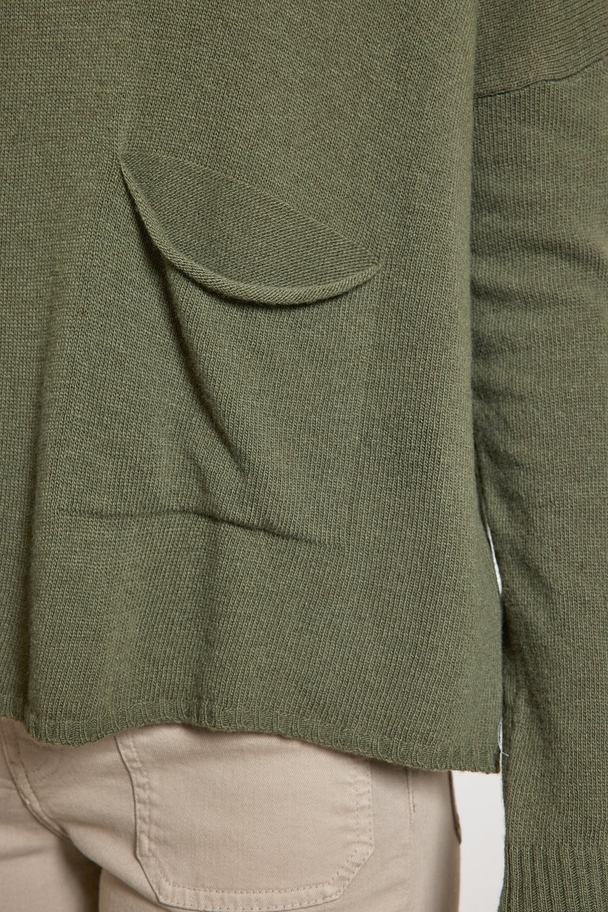 POCKET SWEATER KHAKI