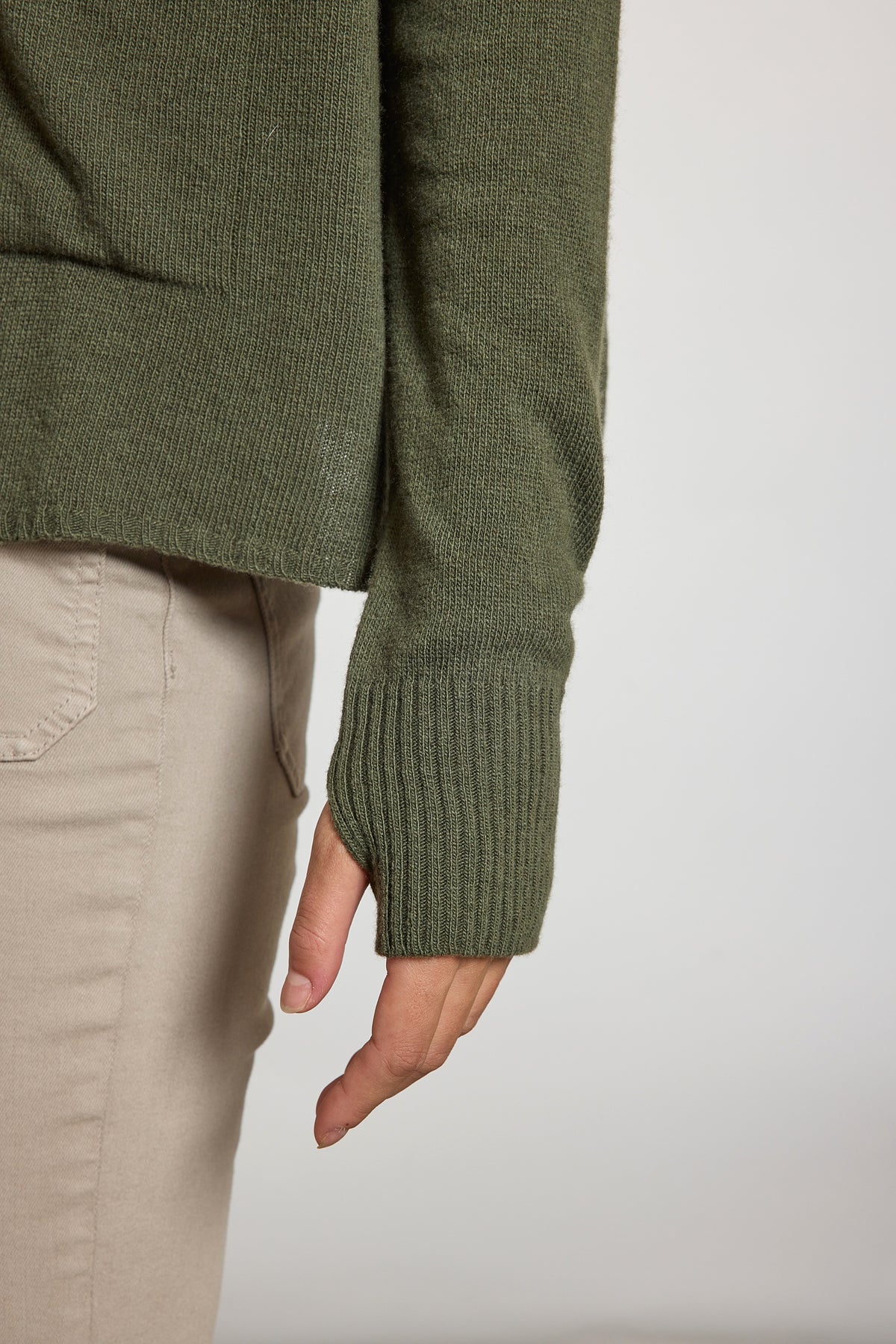 POCKET SWEATER KHAKI
