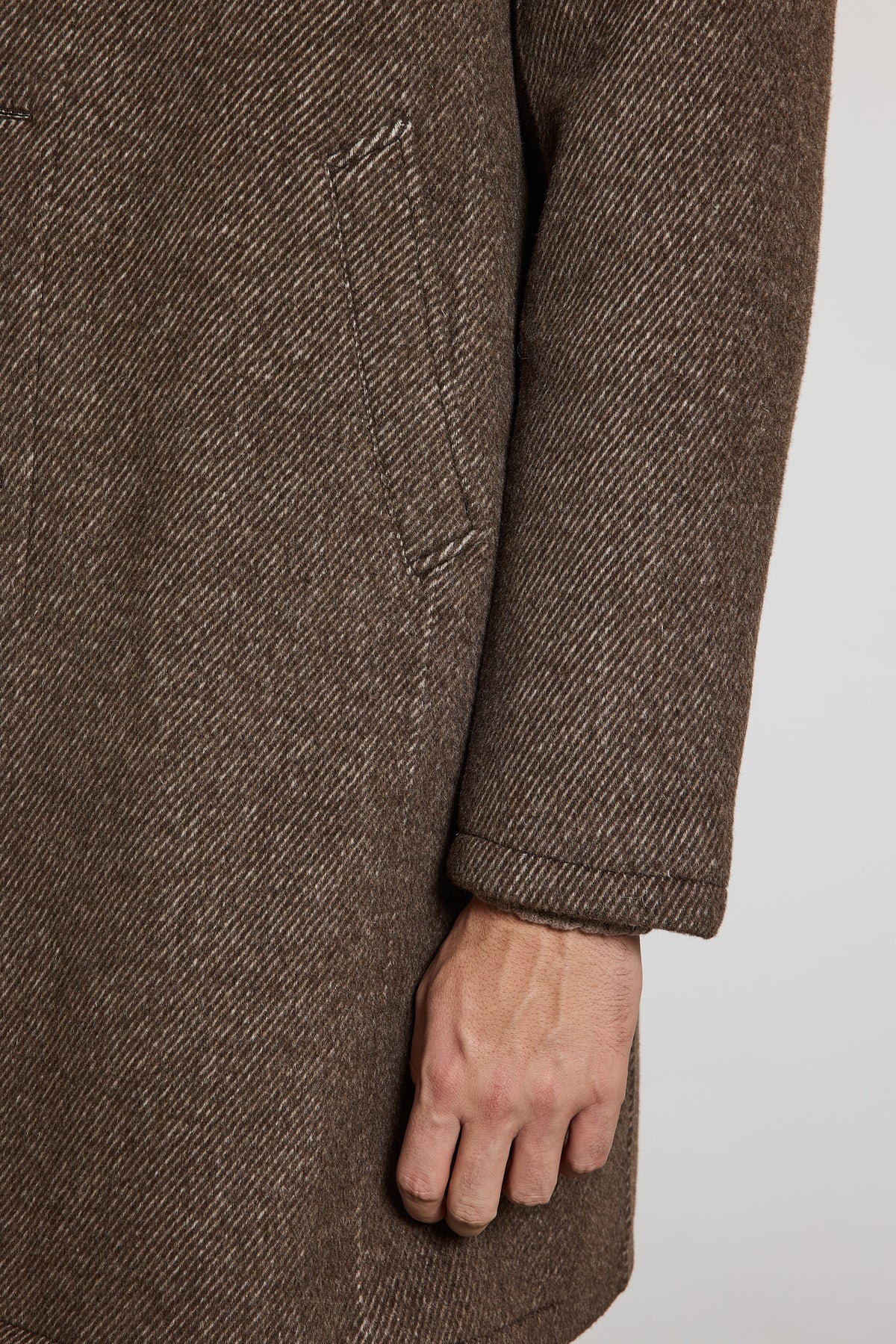 WOOL COAT TAUPE