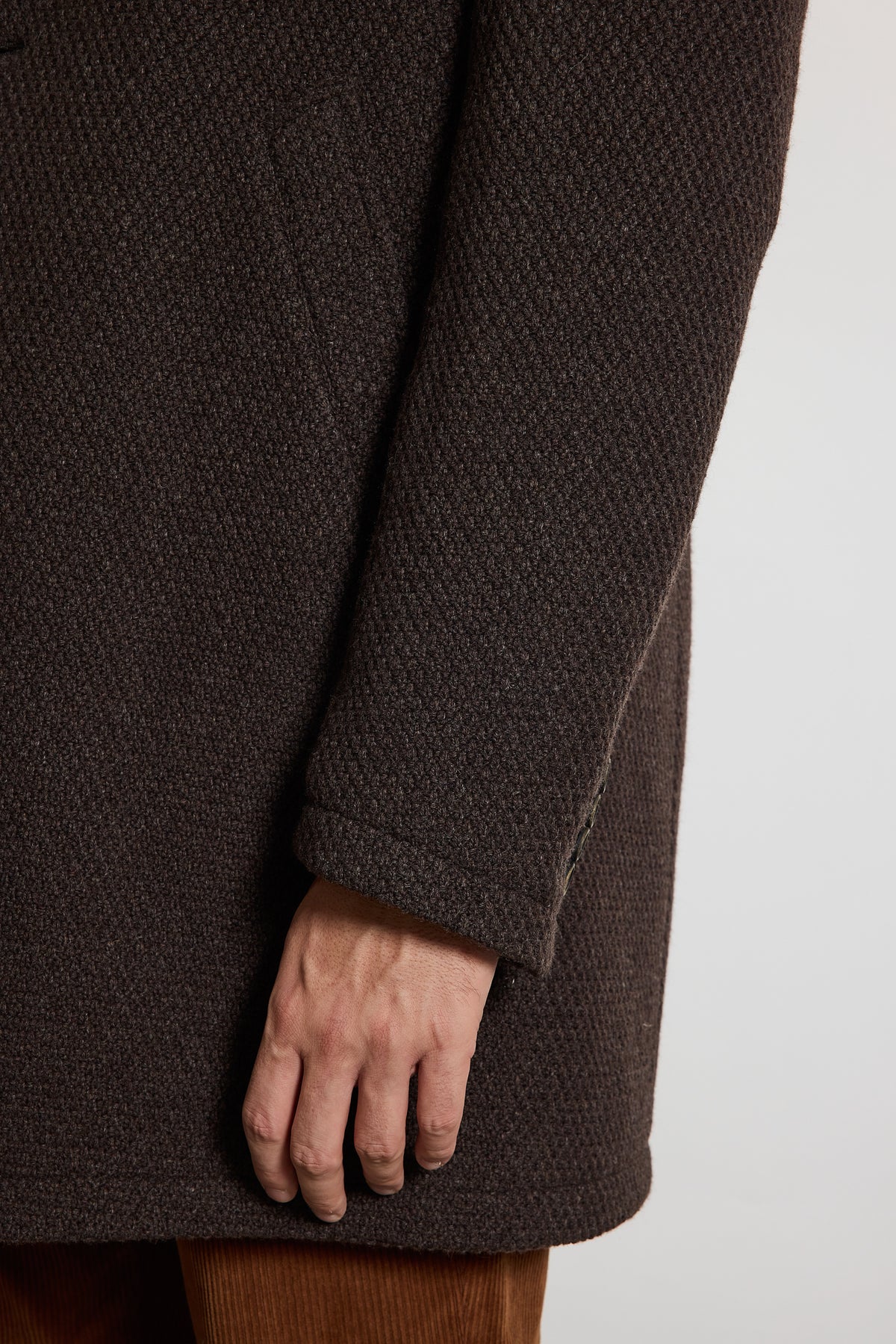 WOOL COAT CHOCOLATE
