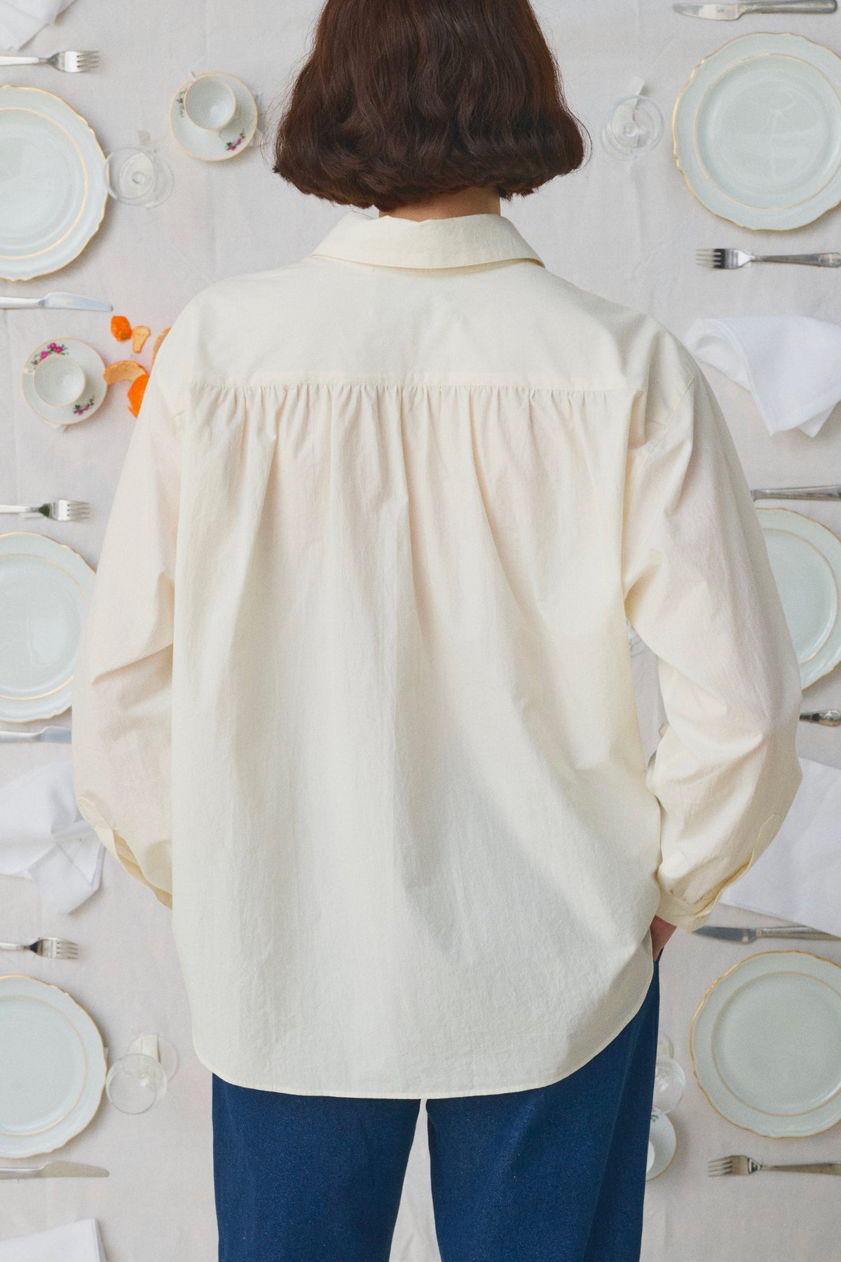 EMBROIDERED GARDEN BLOUSE MULTICOLORED