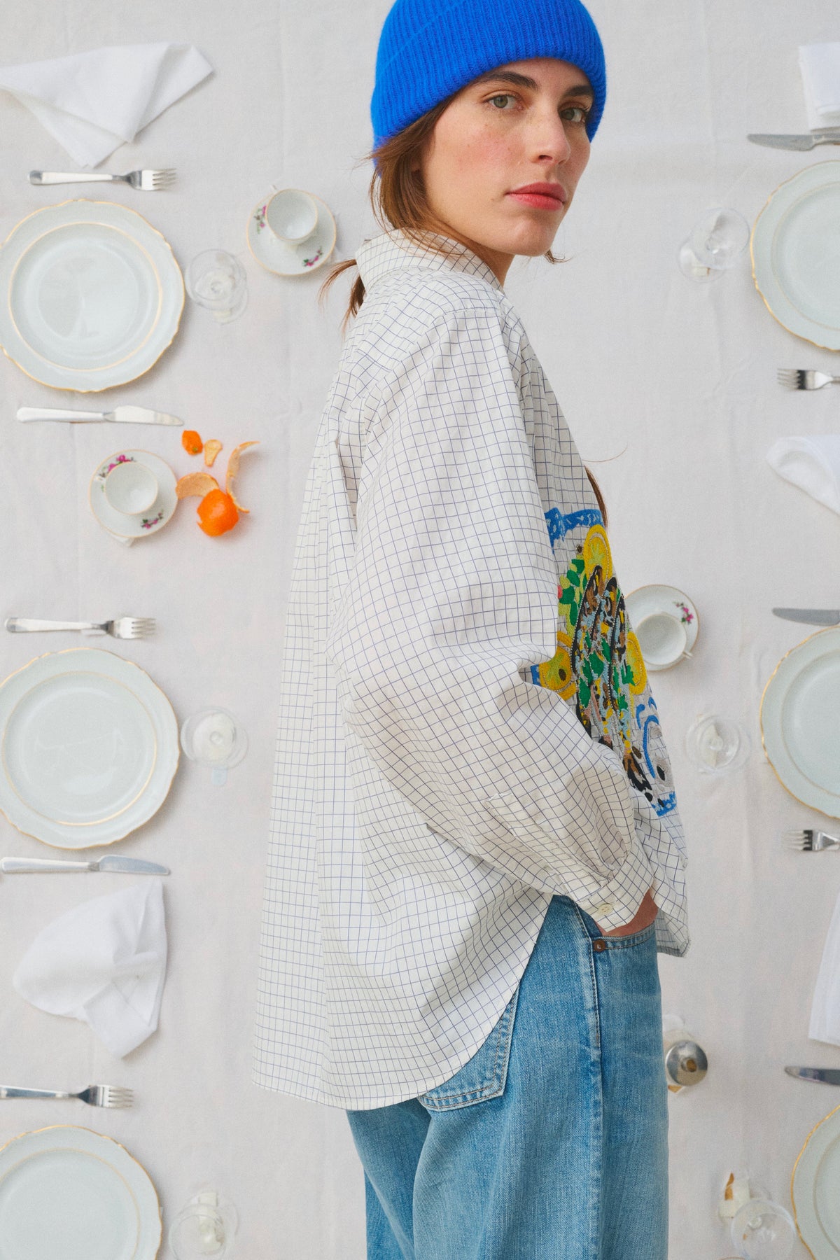 FISH SHIRT BLUE