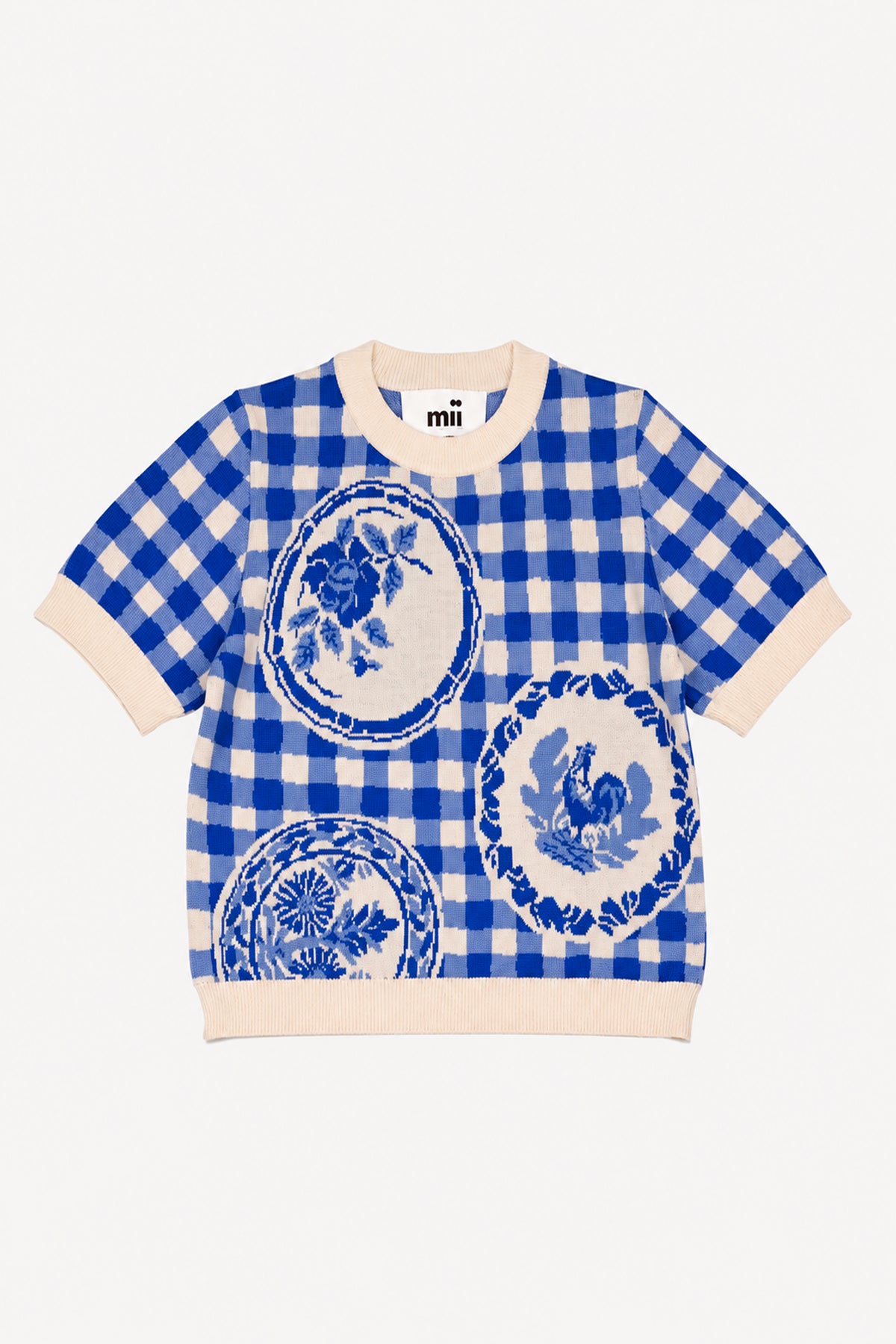 VICHY T-SHIRT BLUE