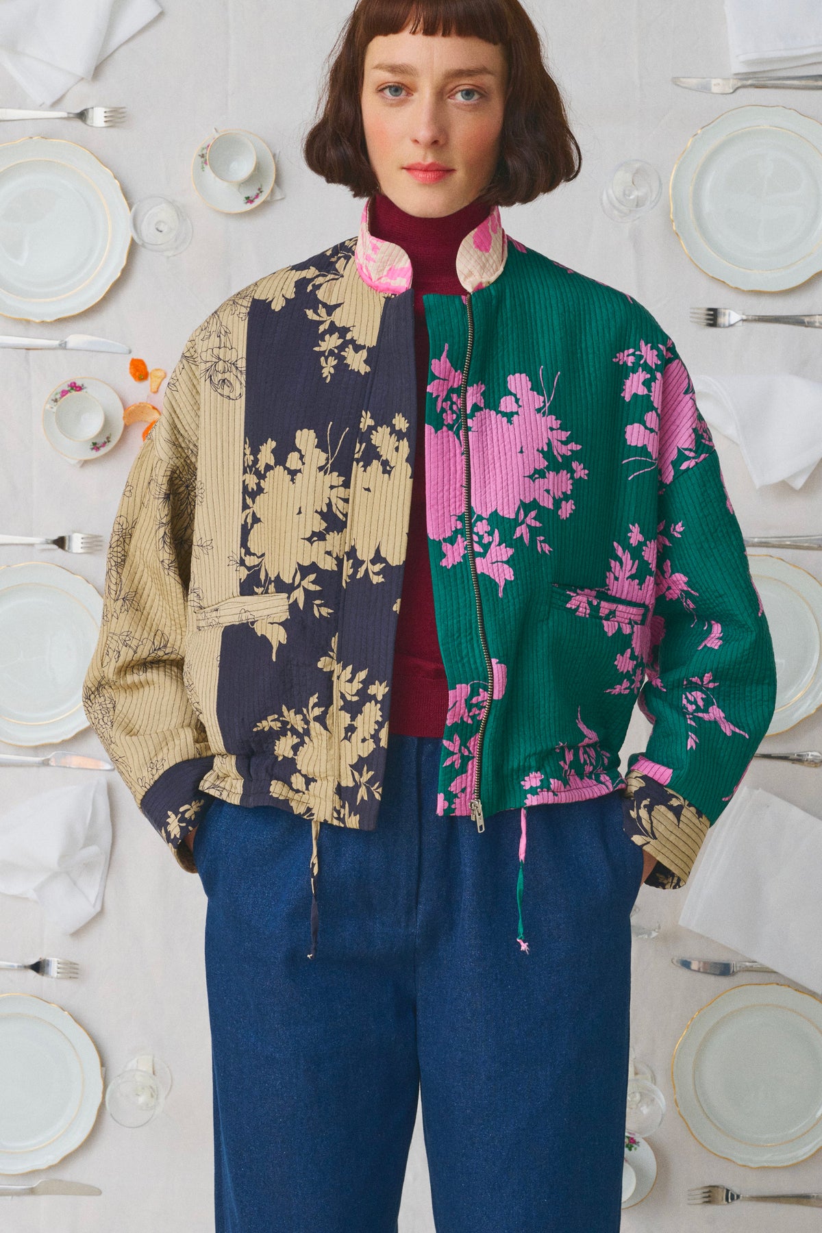 SILK BLOUSE MULTICOLORED