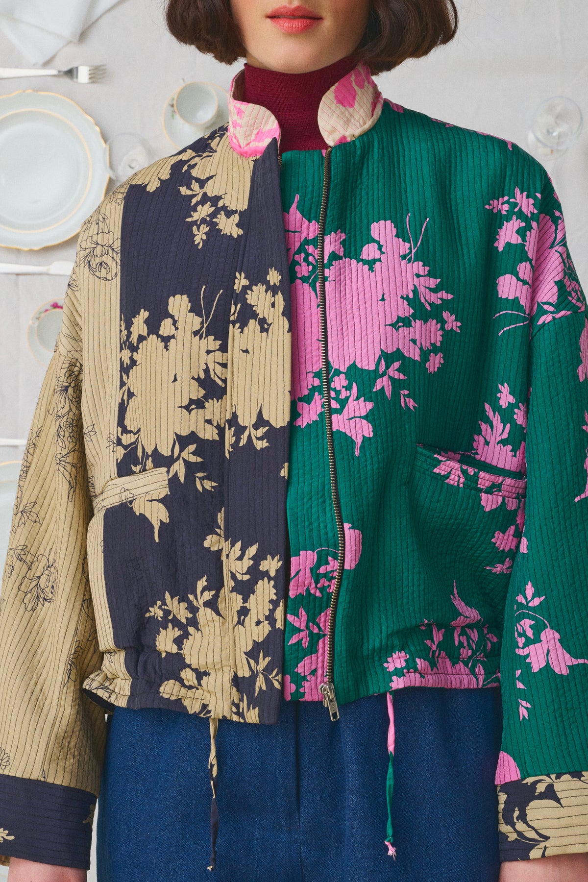 SILK BLOUSE MULTICOLORED