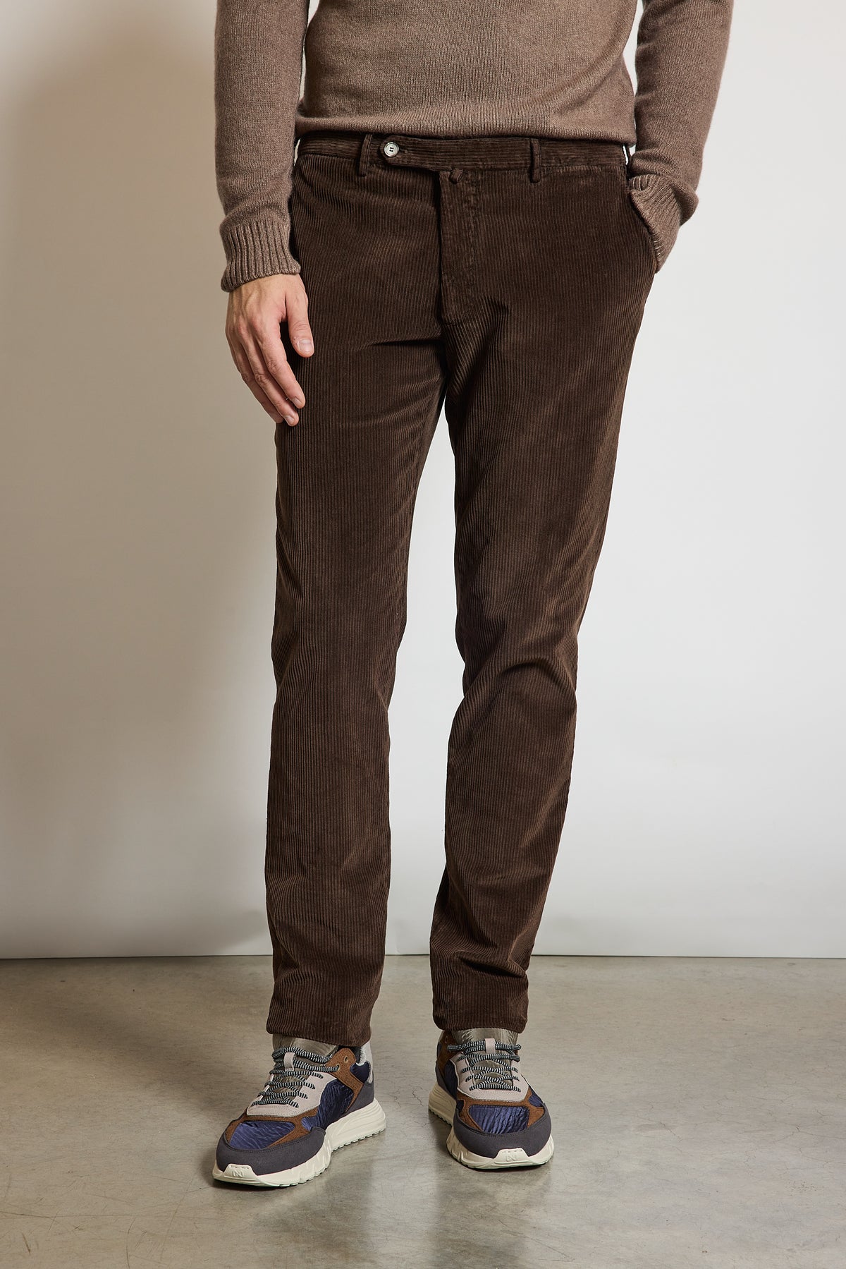 VELVET PANTS CHOCOLATE