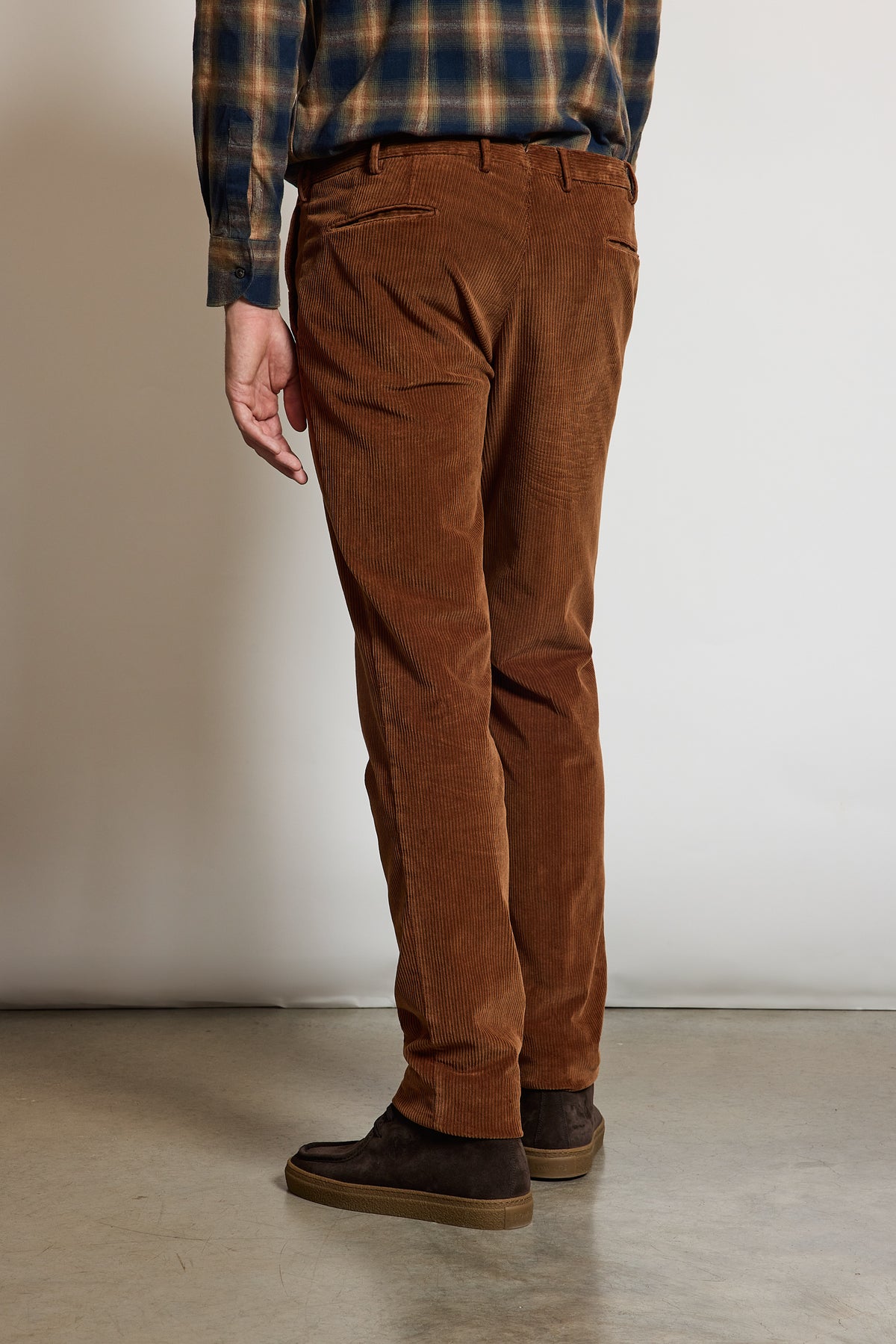 PANTALON EN VELOURS ECUREUIL