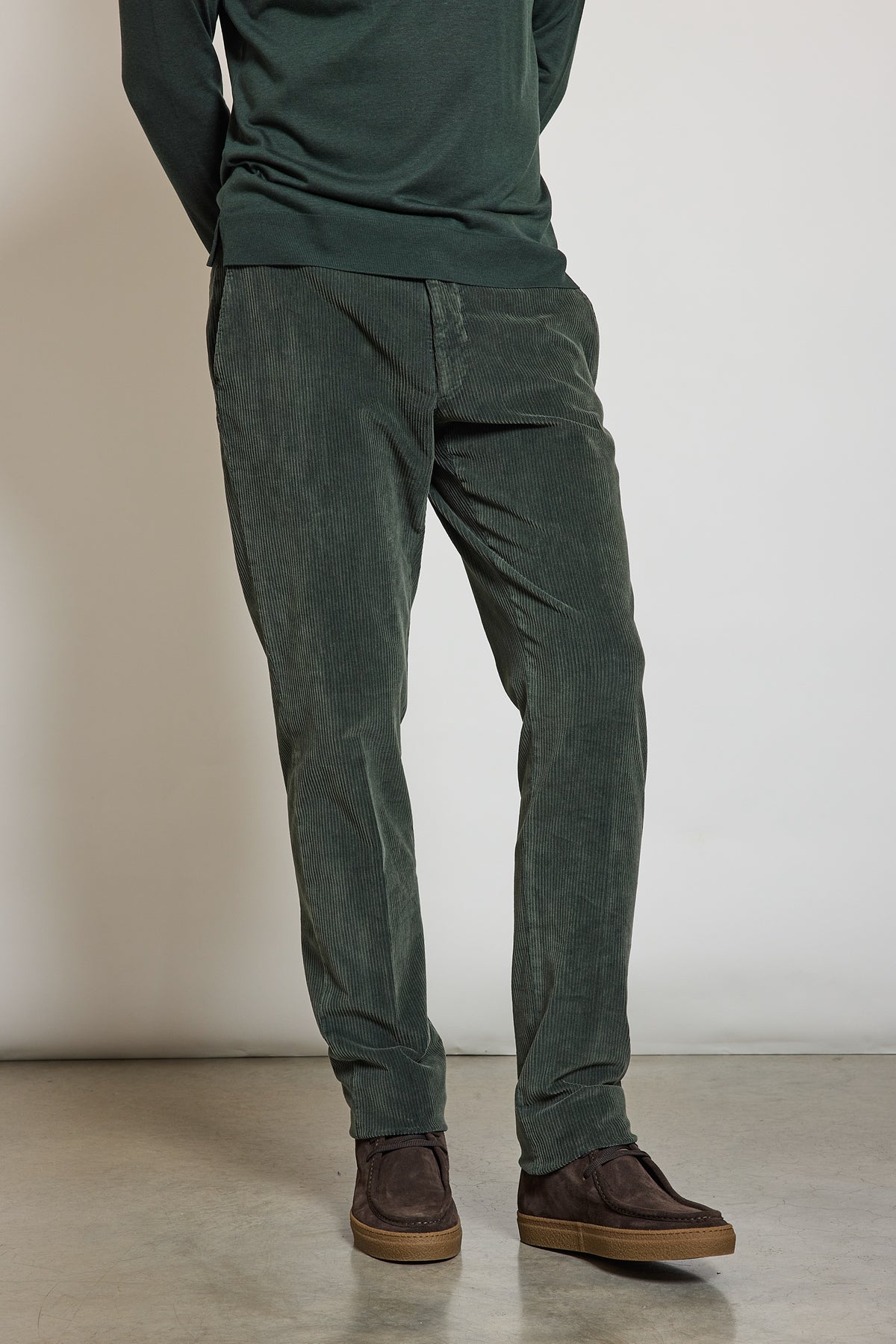 PANTALON EN VELOURS FORET