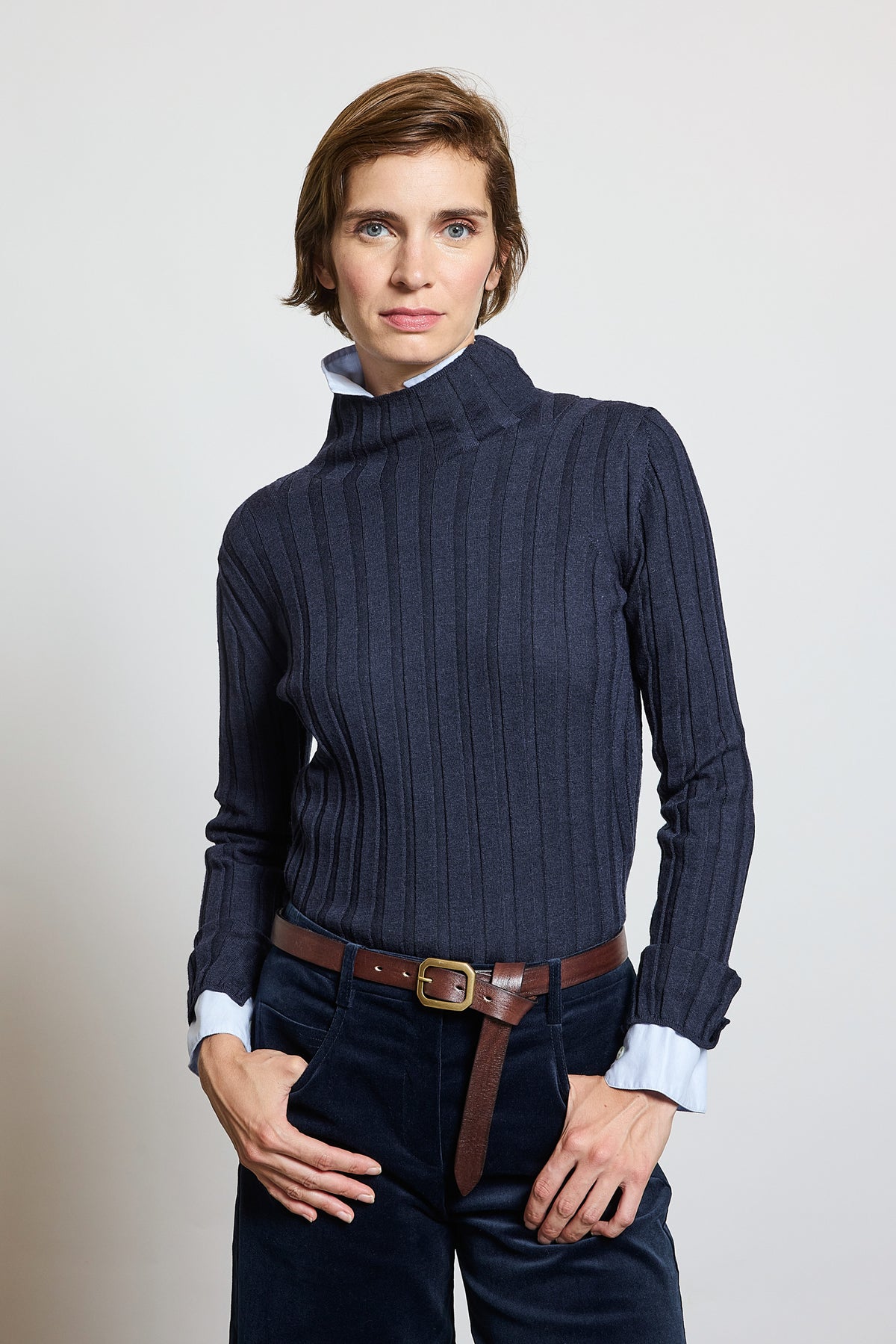 SOCKS SWEATER NAVY