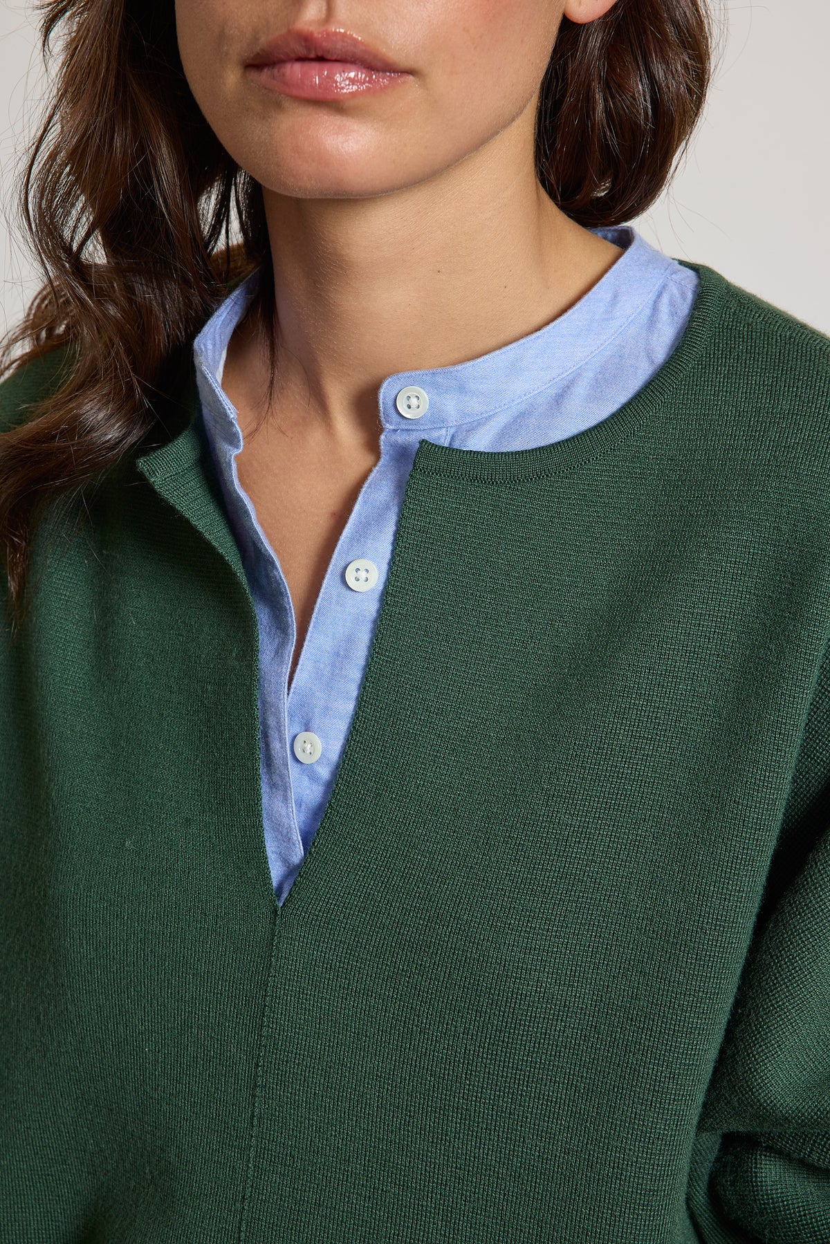 PUNTO MILANO SWEATER GREEN