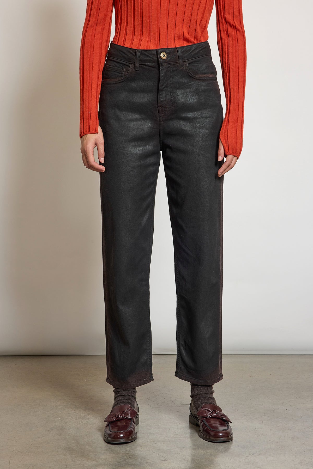 LEATHER LIKE JEANS COCO