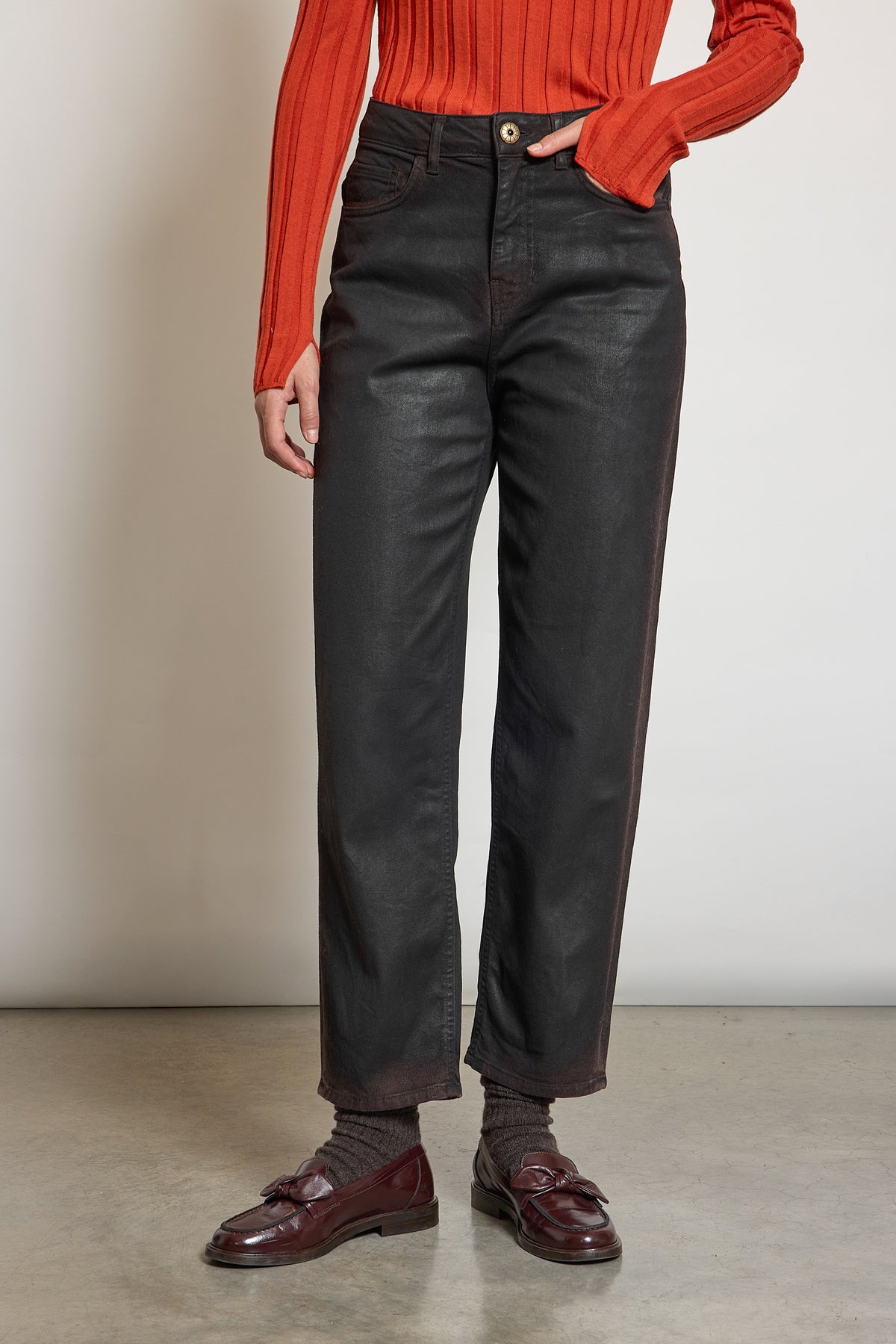 LEATHER LIKE JEANS COCO