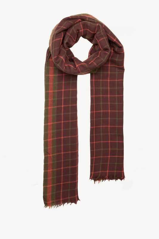 SCARF TARTAN NUT