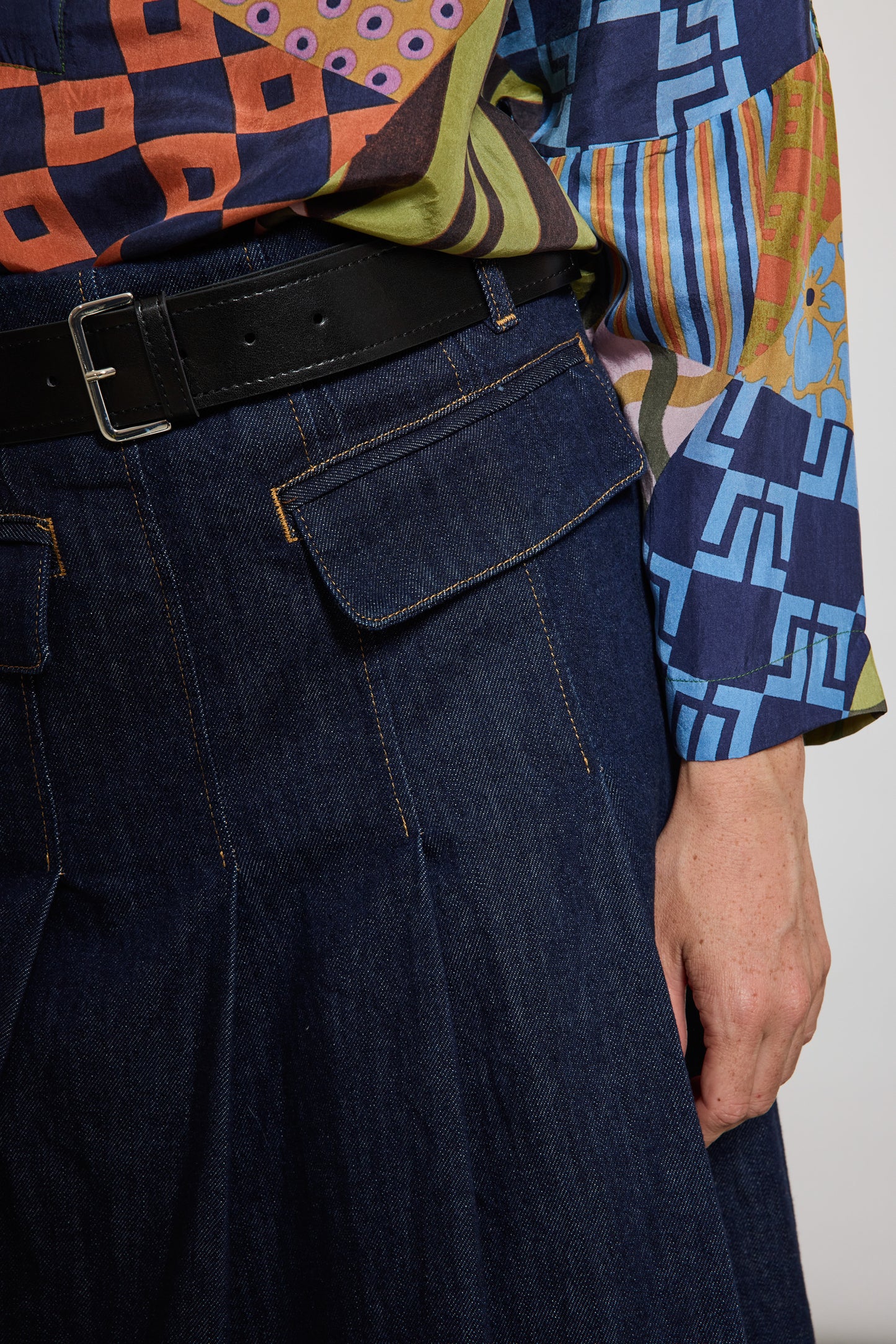 JUPE EN JEAN BLEUE
